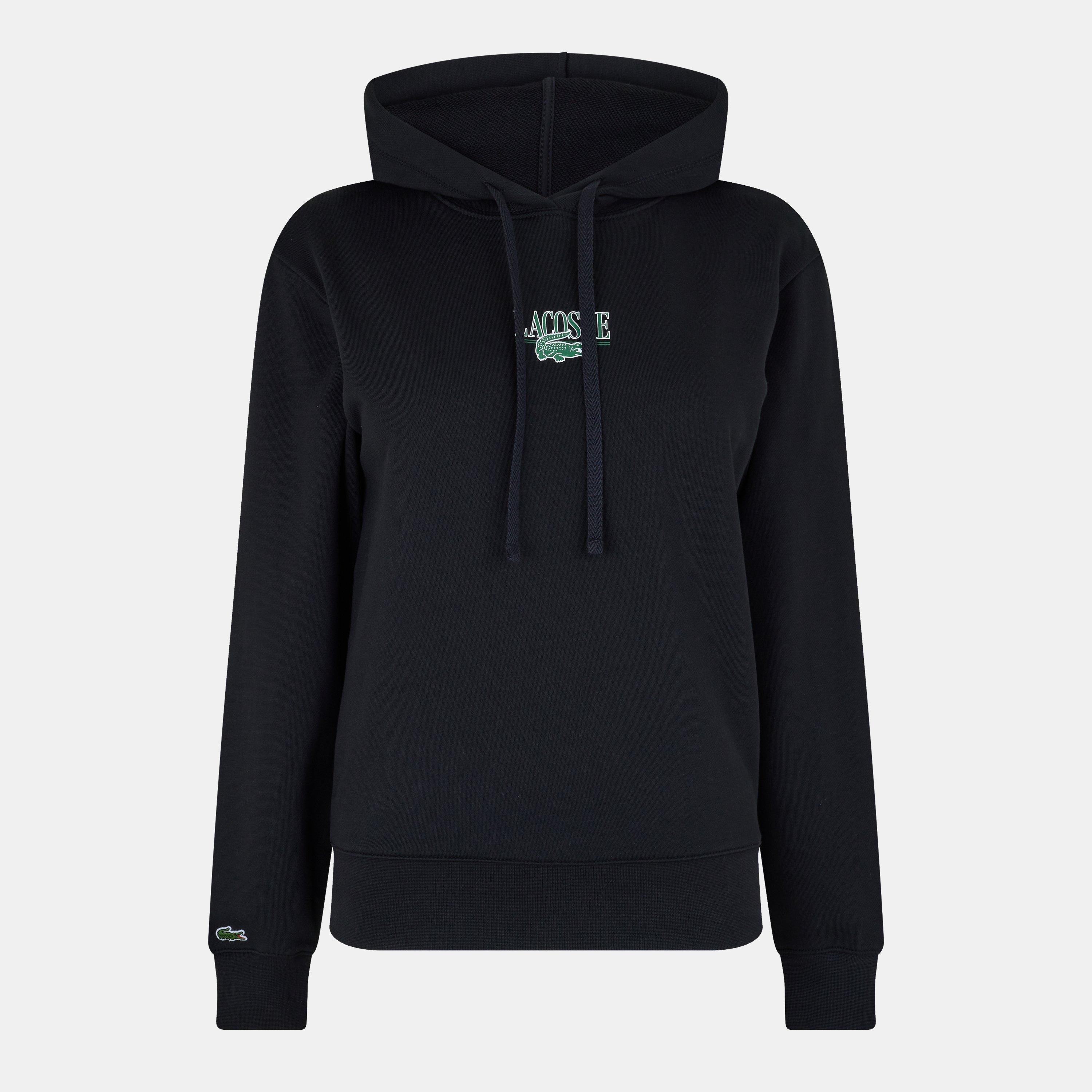 Lacoste Women's Logo Hoodie - Black - 8 (36)