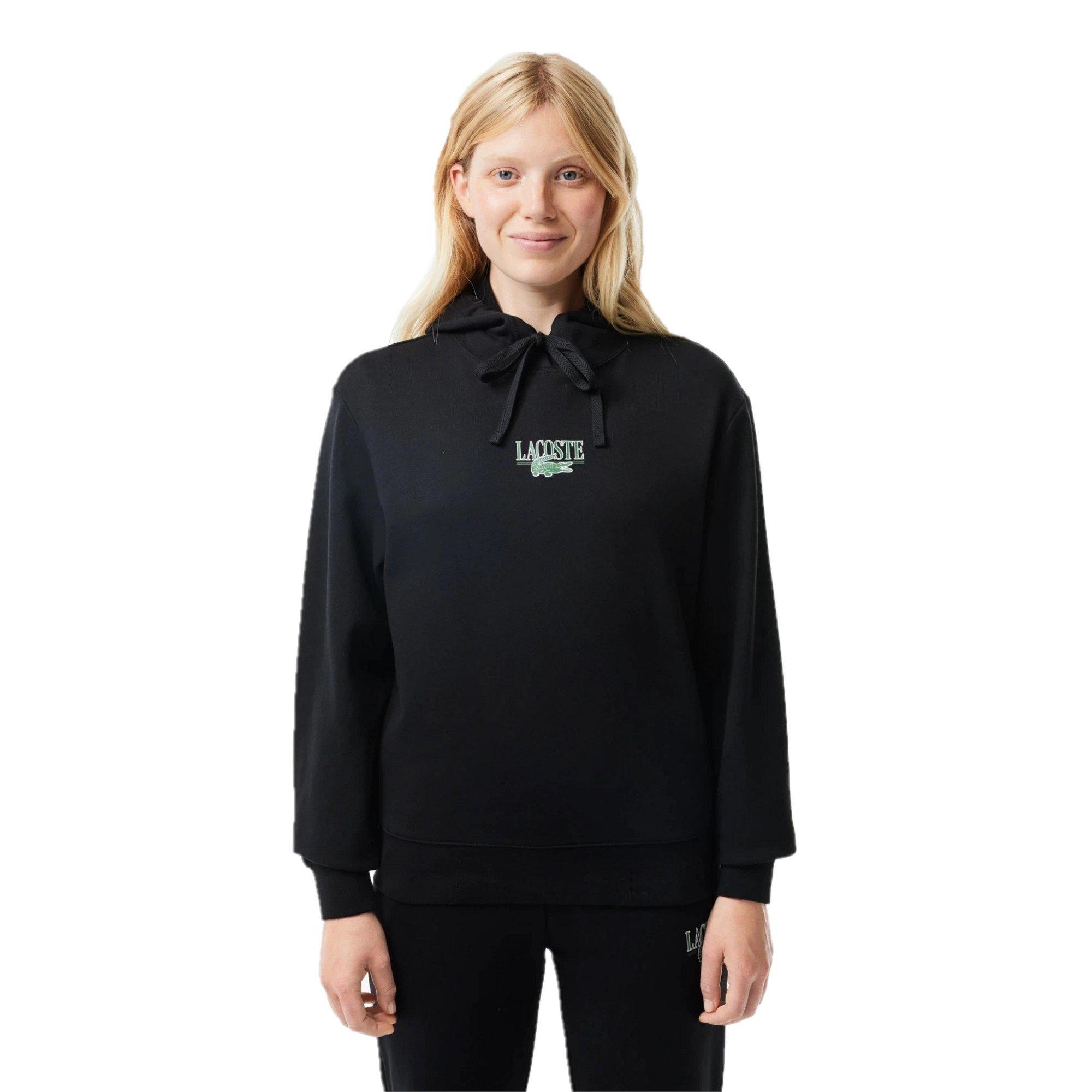 Zwart - Lacoste - Women's Logo Hoodie - 3