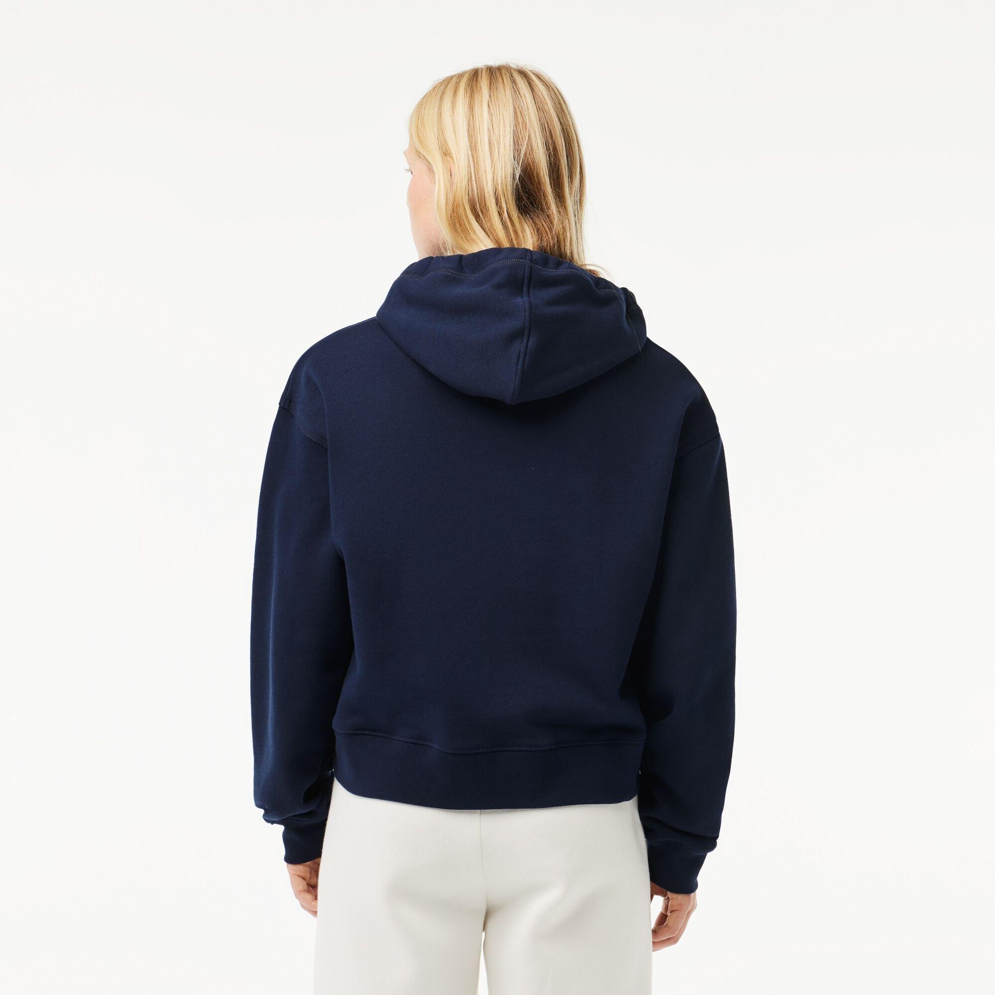 Azul Marinho - Lacoste - Iconic Croc Hoodie - 3