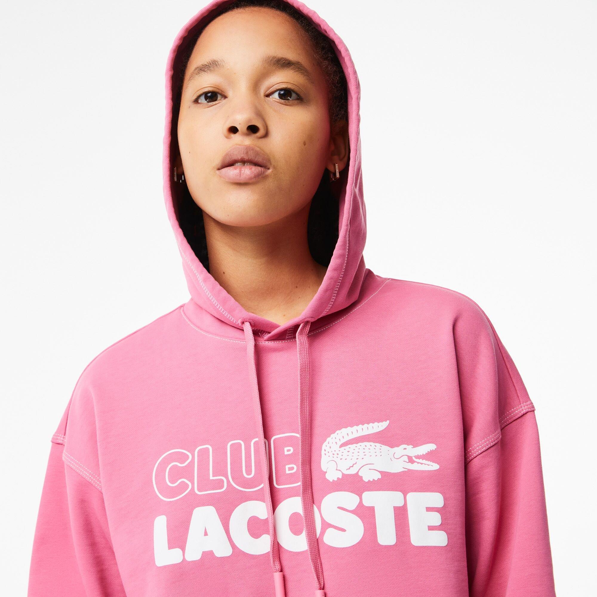 Reseda Rosa - Lacoste - Women's Logo Over-the-Head Hoodie - 2