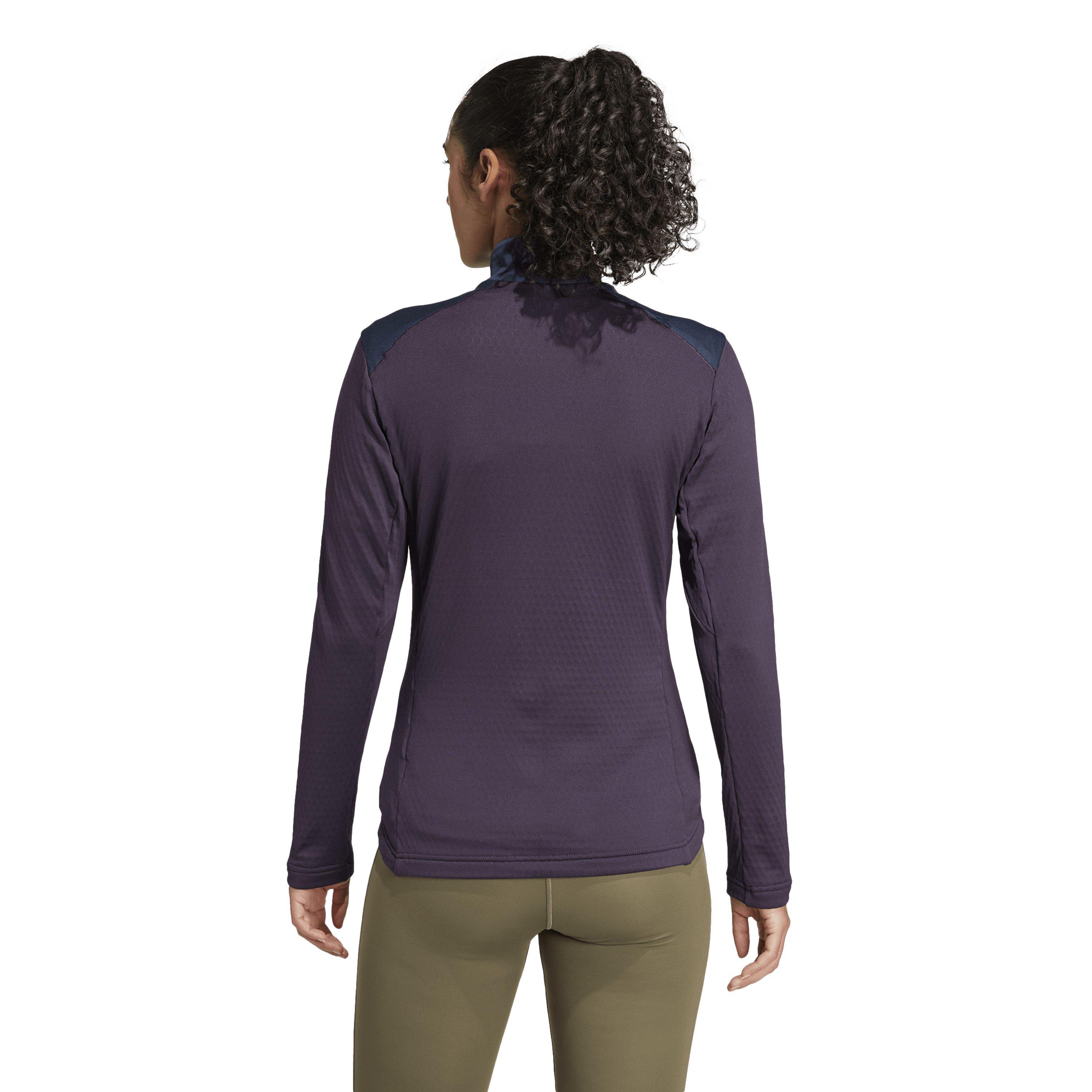 Aurora Black - adidas - Terrex Multi Light Fleece Full-Zip Jacket Womens - 3