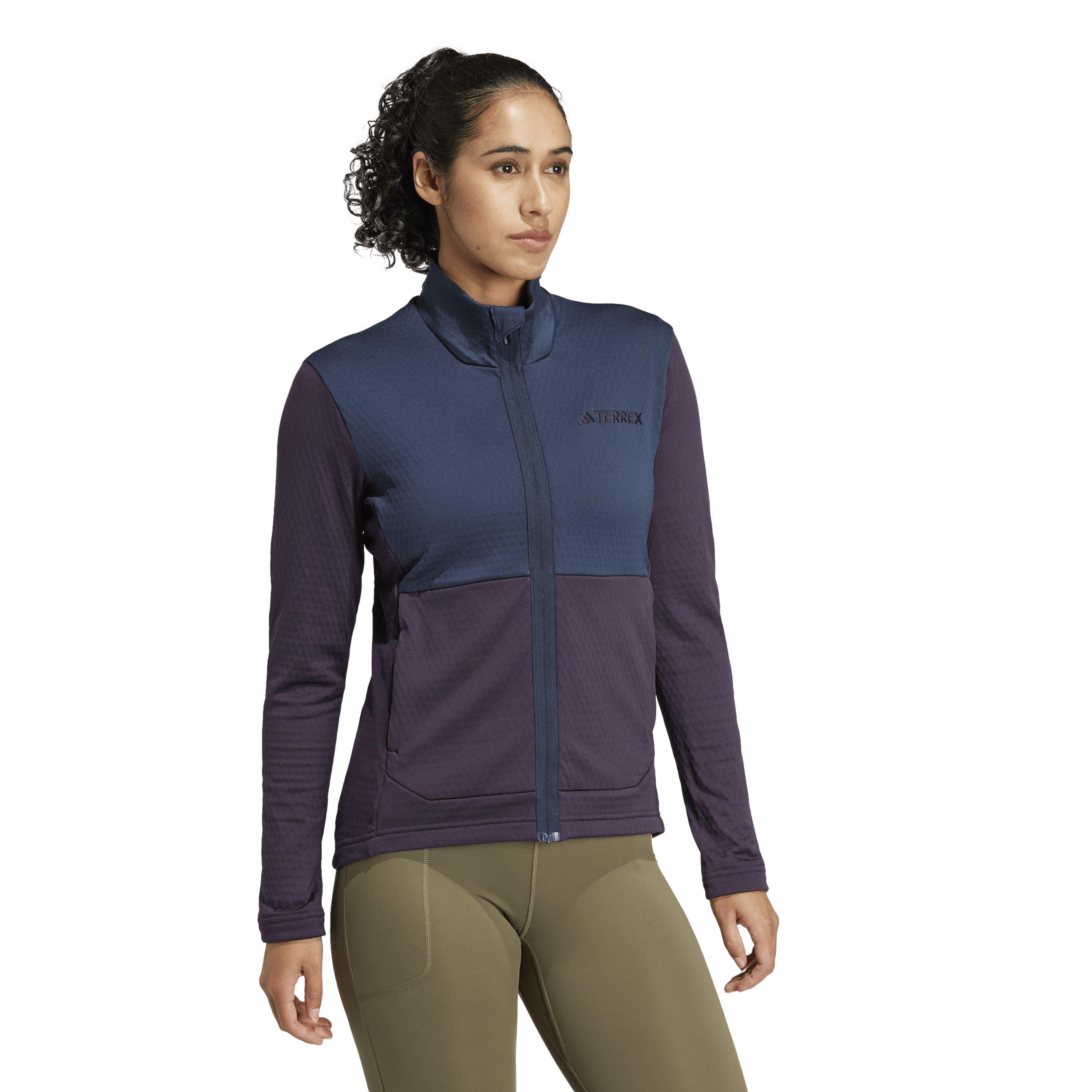 Aurora Black - adidas - Terrex Multi Light Fleece Full-Zip Jacket Womens - 6