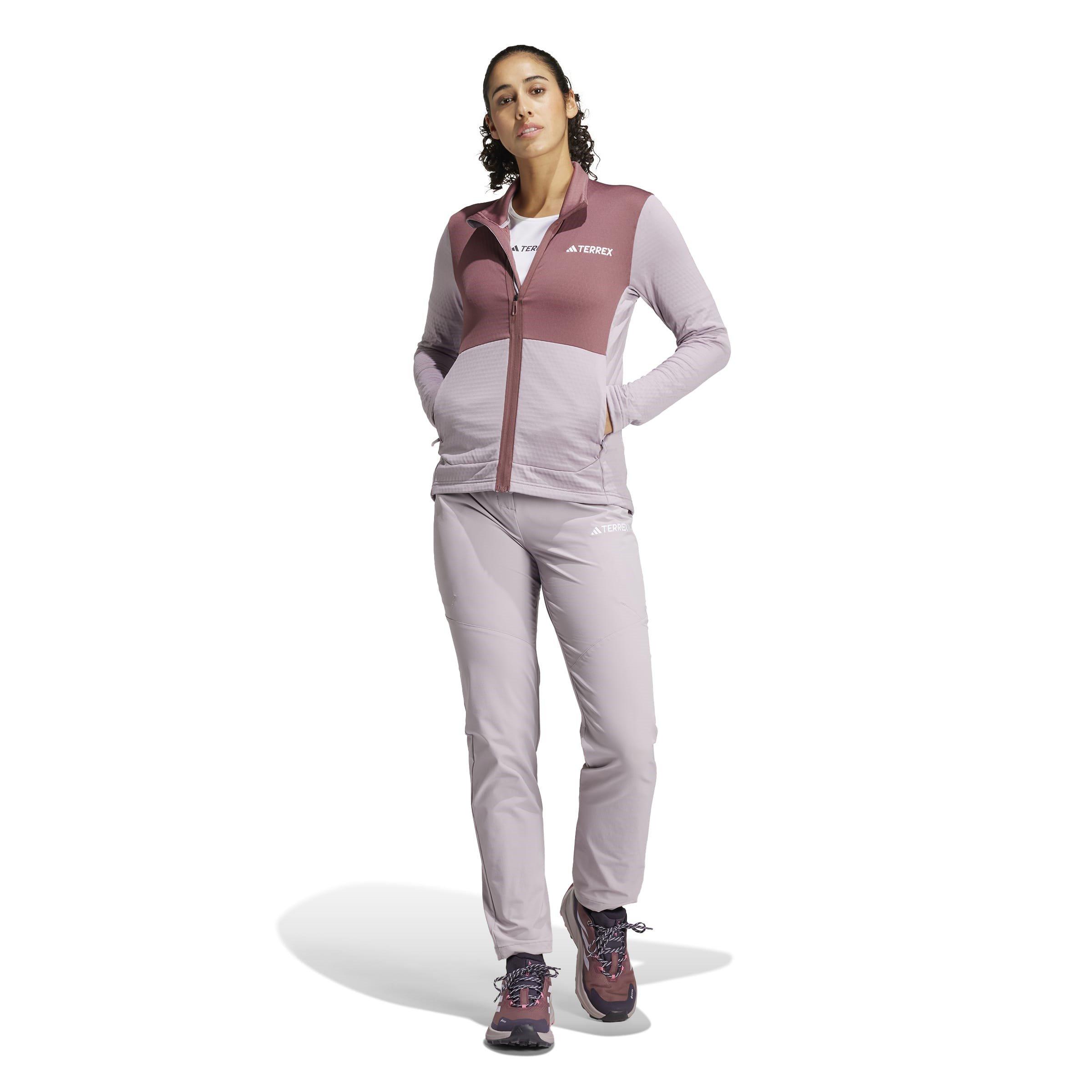 Tweedehands Vijg - adidas - Terrex Multi Light Fleece Full-Zip Jacket Womens - 7