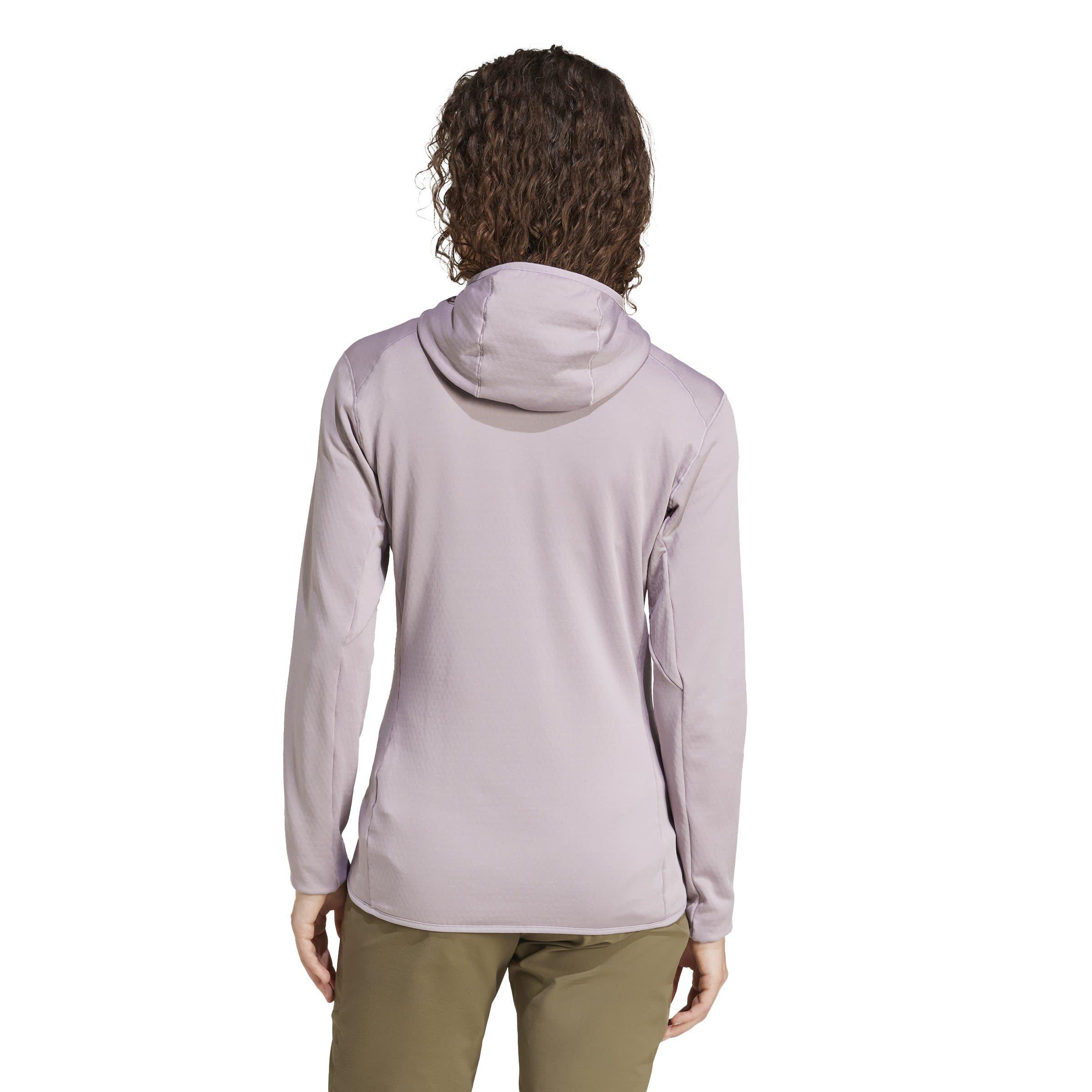 Tweedehands Vijg - adidas - Terrex Xperior Light Fleece Hooded Jacket Womens - 3