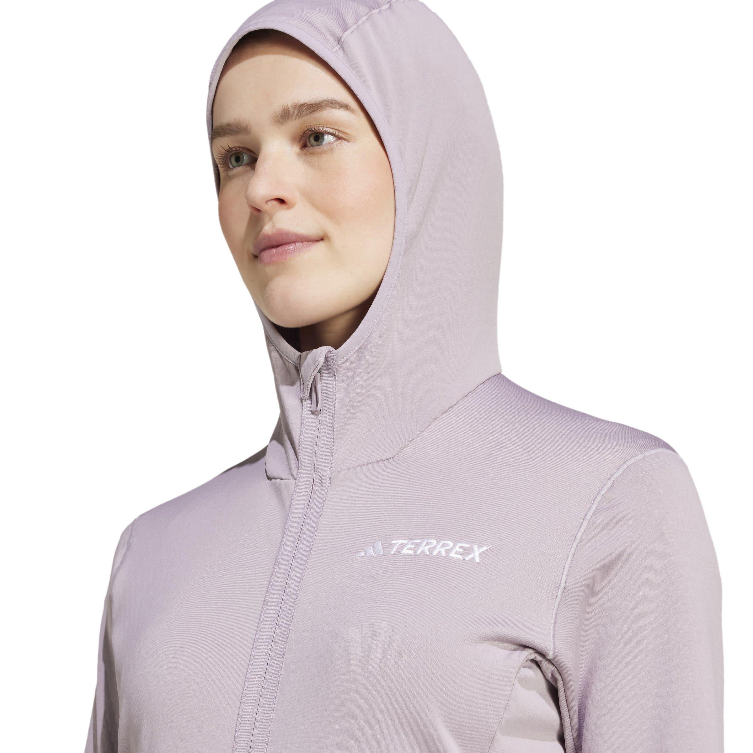 Tweedehands Vijg - adidas - Terrex Xperior Light Fleece Hooded Jacket Womens - 6