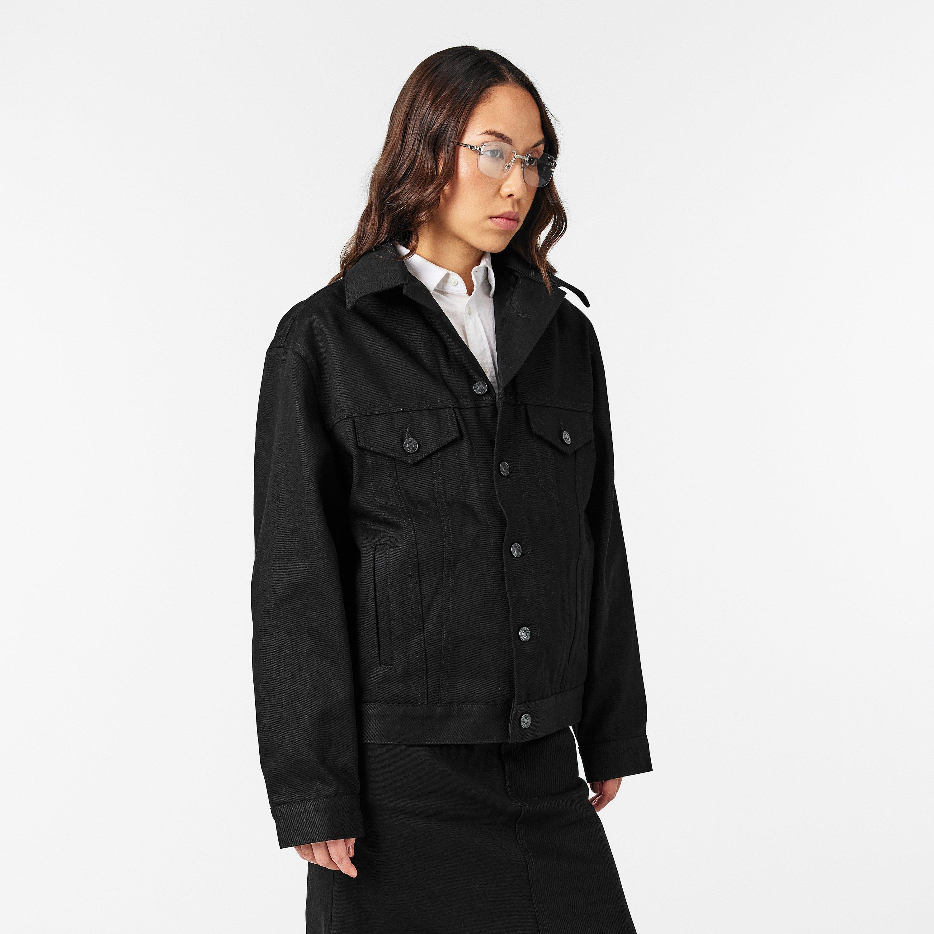 Black - Balenciaga - Women's  Multi-Pocket Field Jacket - 3