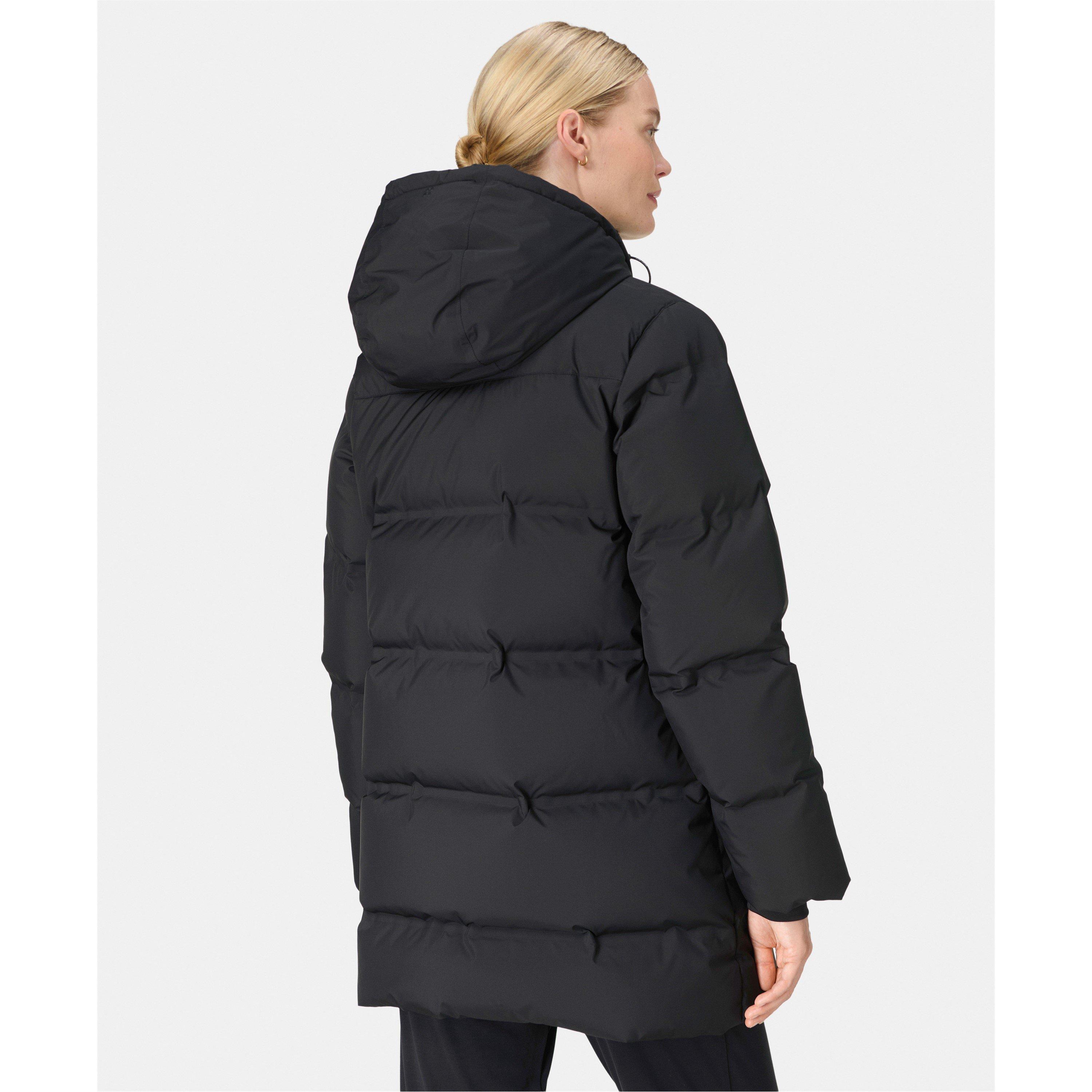 black - Sweaty Betty - Women's Nimbus Mid Long Puffer Jacket - 2