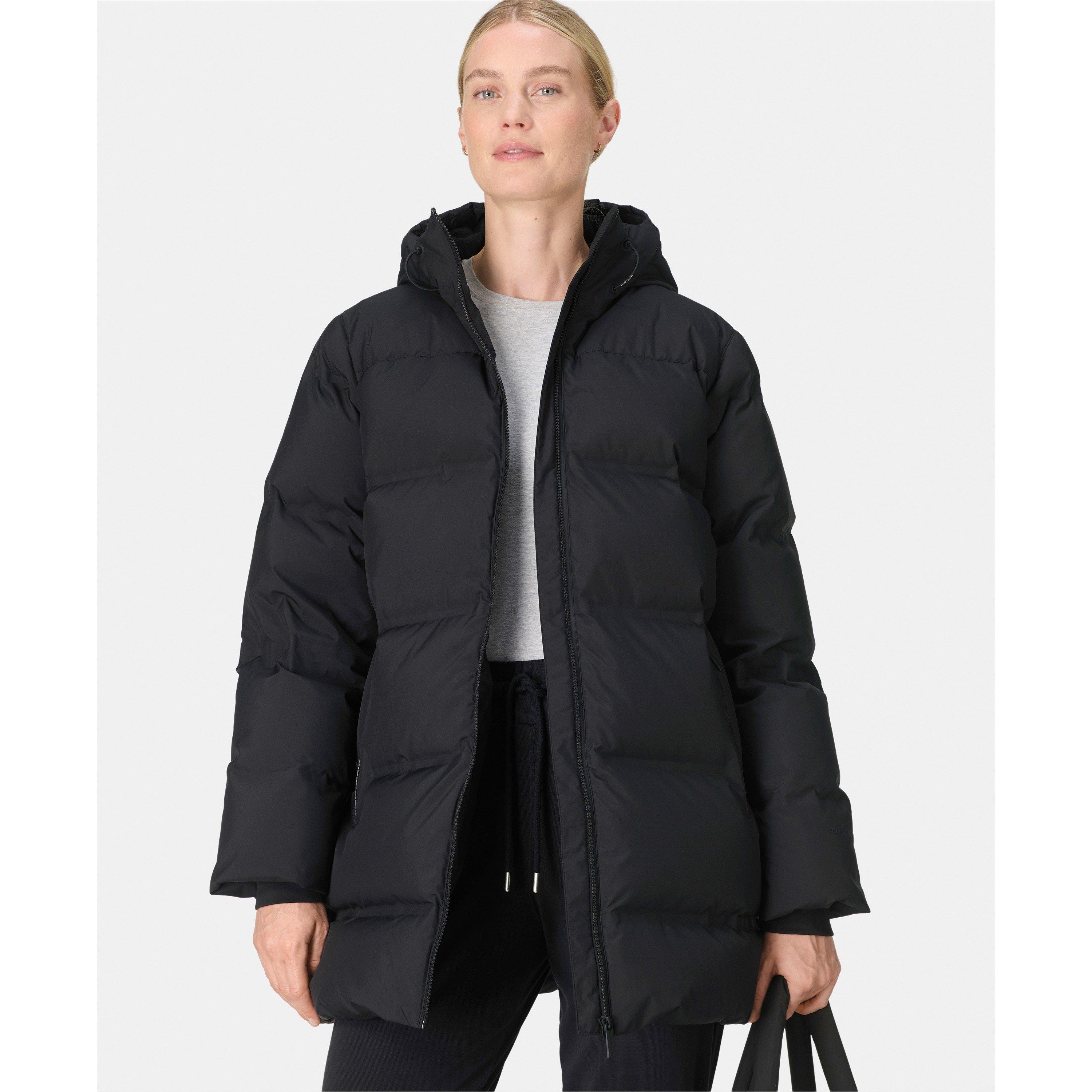 black - Sweaty Betty - Women's Nimbus Mid Long Puffer Jacket - 3