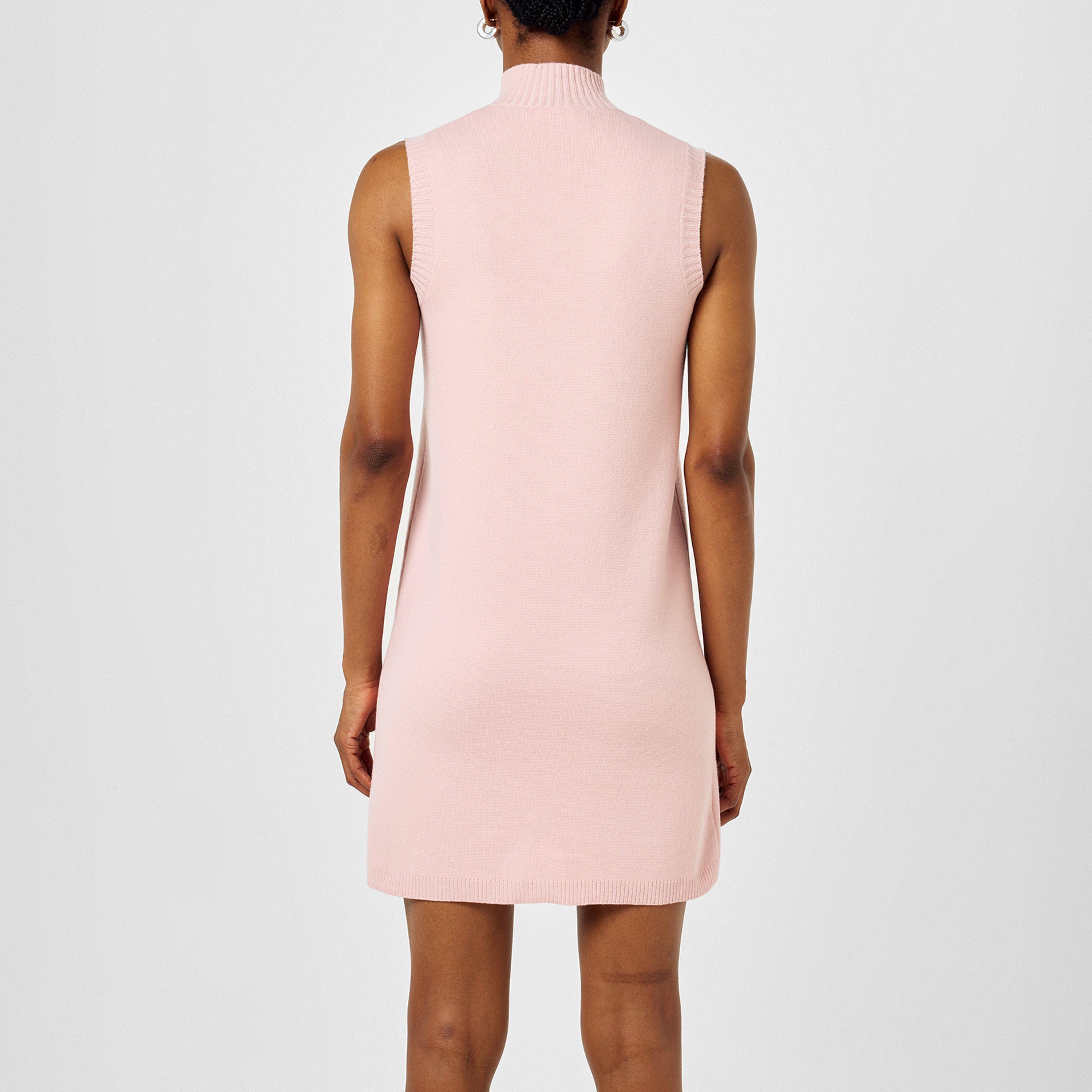Dusty Rose - Versace - Knit Medusa Mini Dress - 3