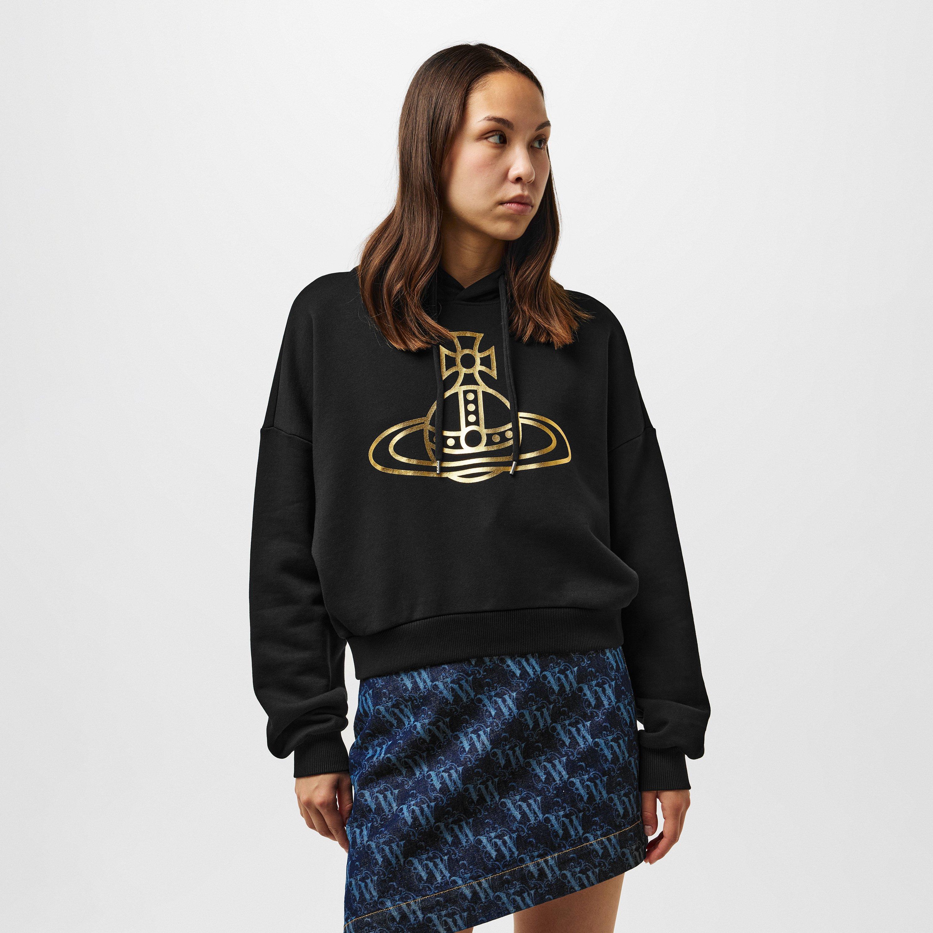 Blk/Gld - Vivienne Westwood - Foil Orb Hoodie - 3