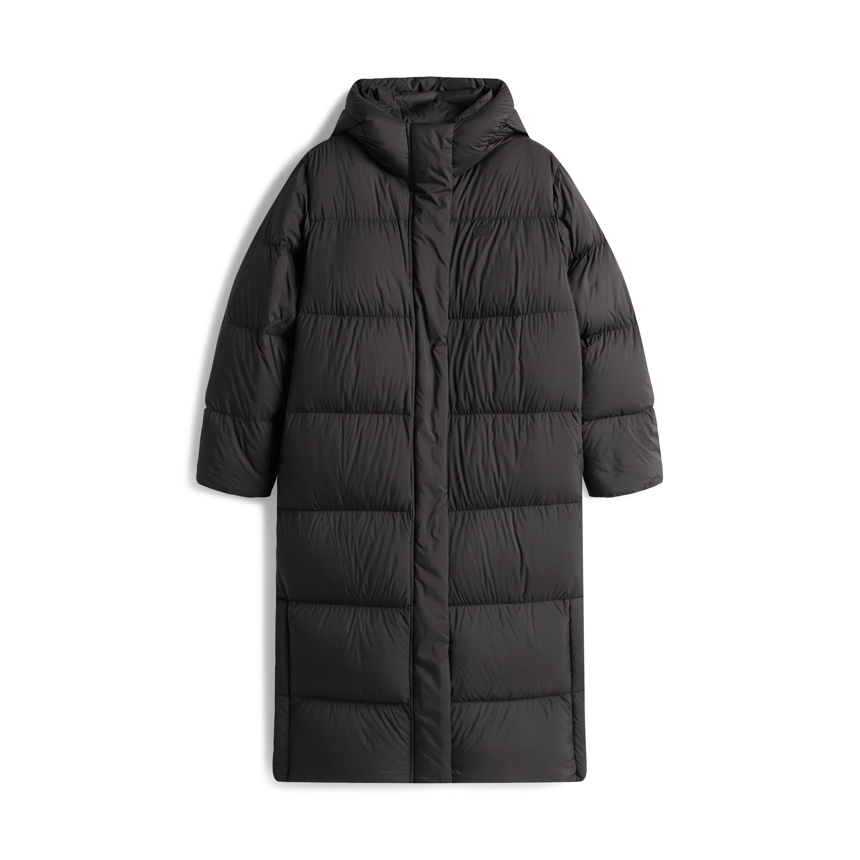 Tommy Hilfiger Women's Down Long Puffer Jacket - Black - 16 (XL)
