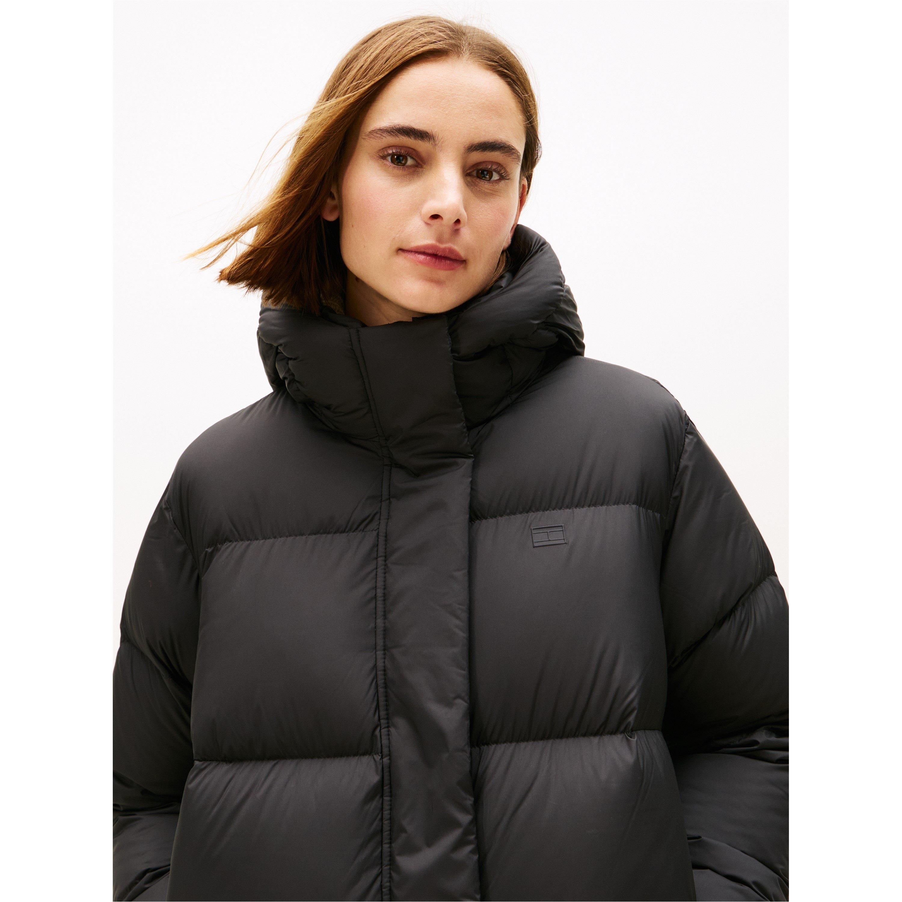 Black - Tommy Hilfiger - Women's Down Long Puffer Jacket - 5