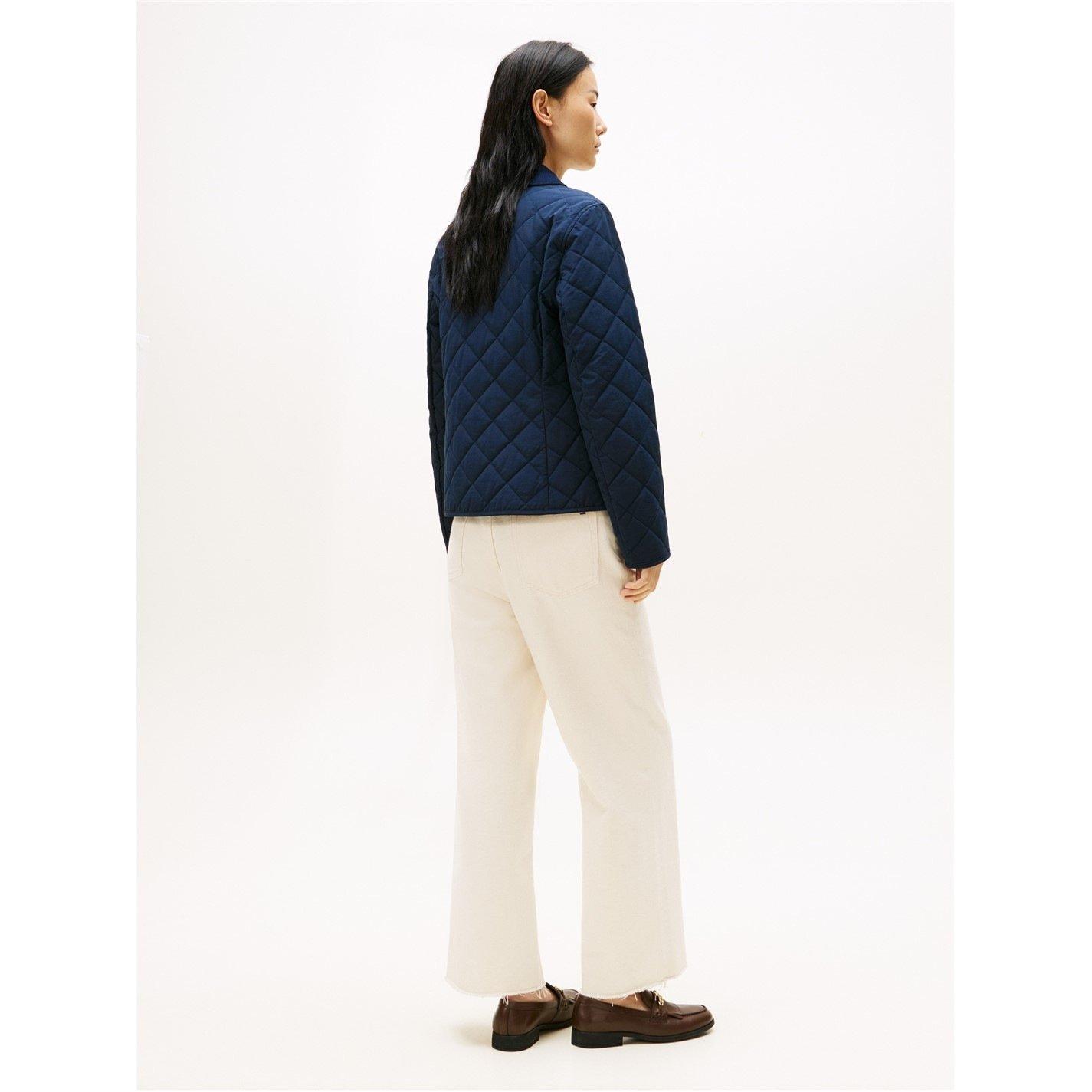 Dark Night Navy - Tommy Hilfiger - Women's Slim Quilted Jacket - 2