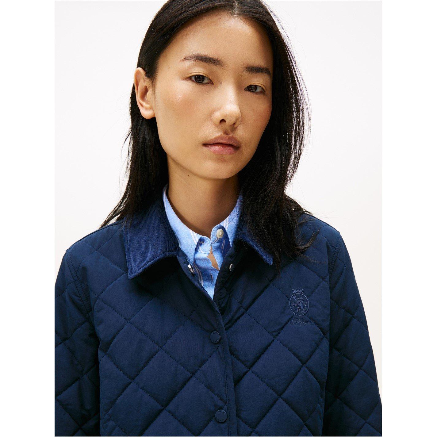 Dark Night Navy - Tommy Hilfiger - Women's Slim Quilted Jacket - 4