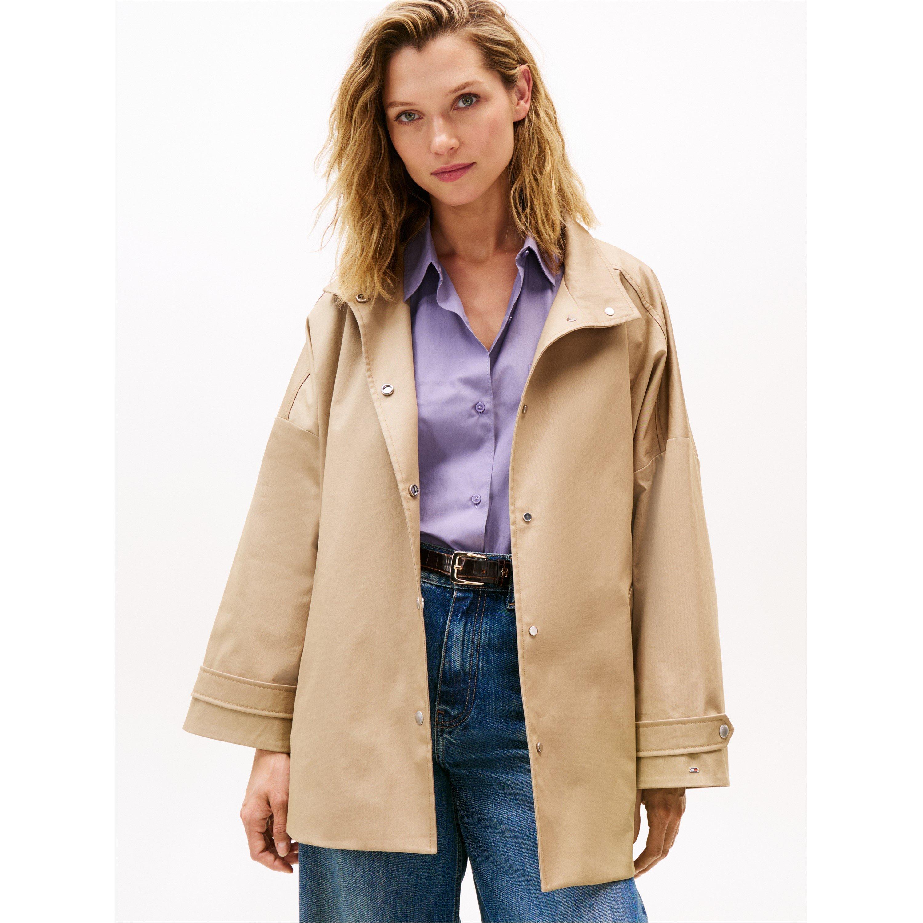 Beige - Tommy Hilfiger - Women's Overcoat - 2