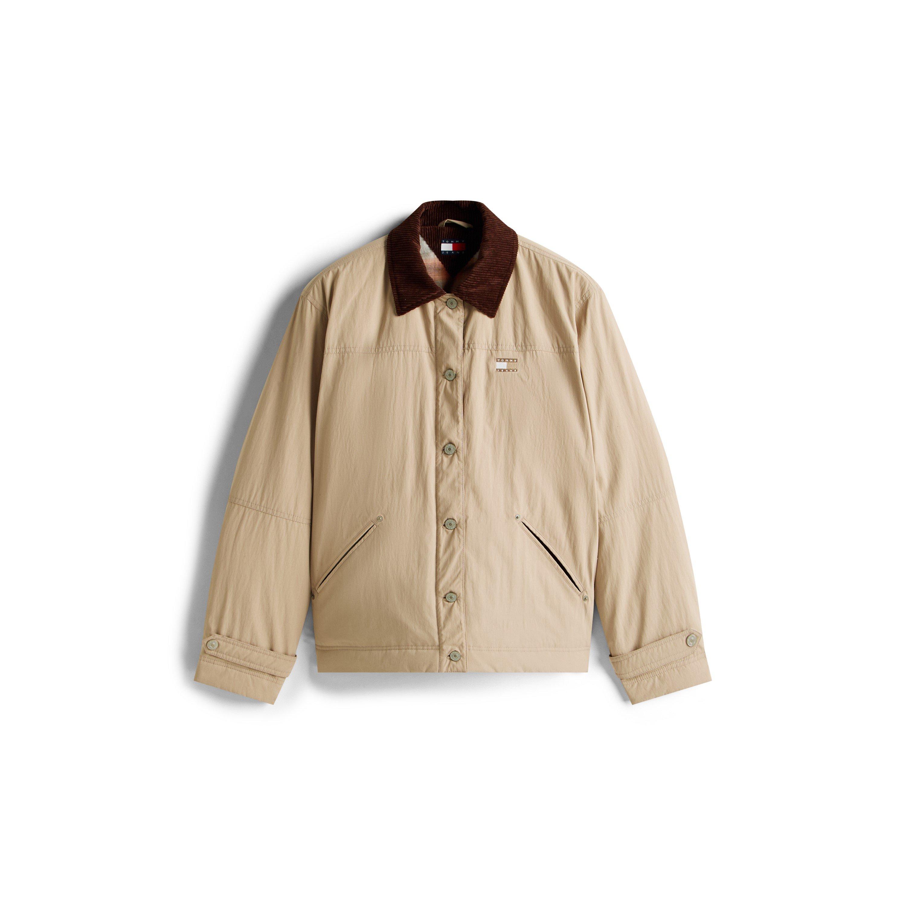 Maltet mælk - Tommy Jeans - Women's Utility Pocket Barn Jacket - 1