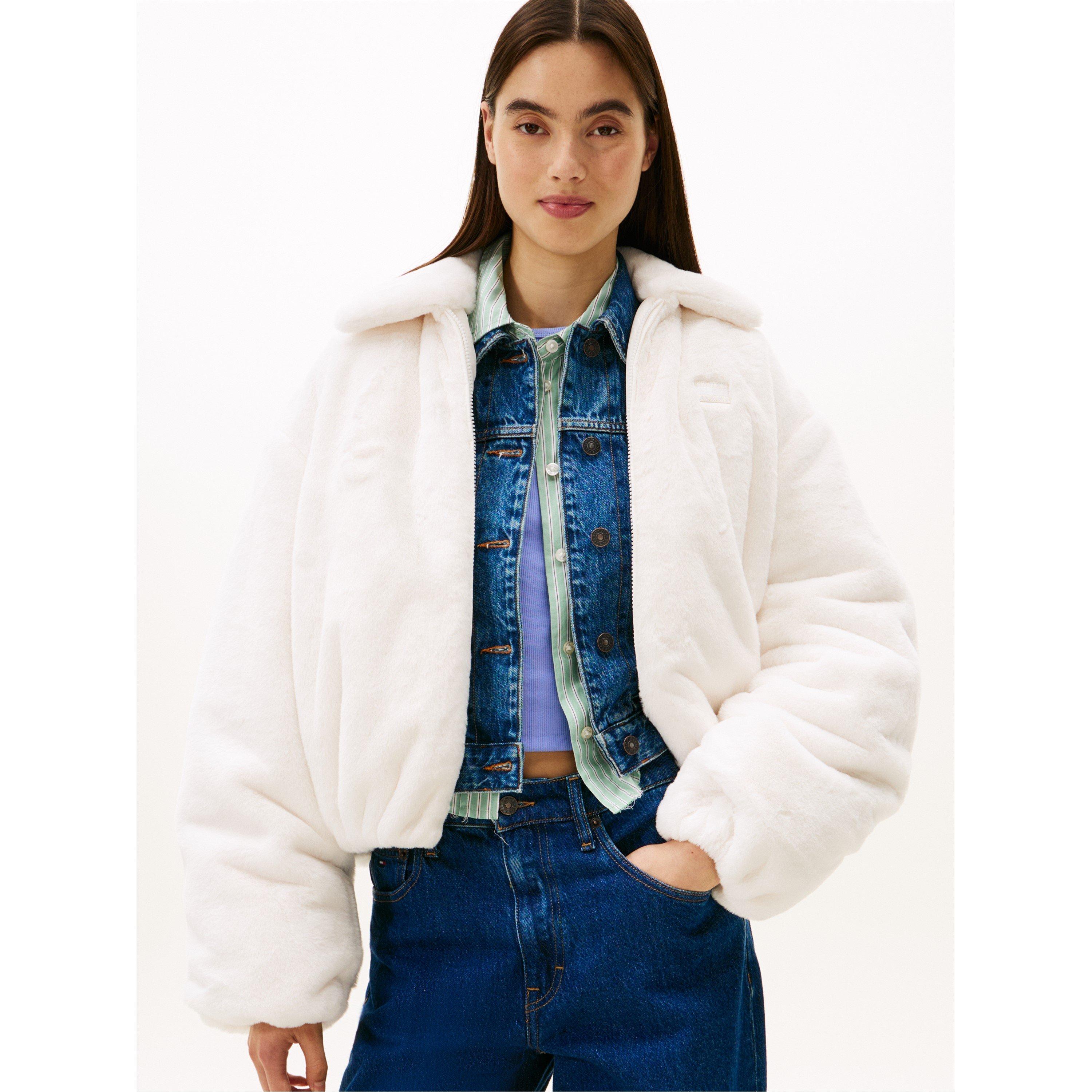 Ancient White - Tommy Jeans - TJ FauxFur Bomber Ld54 - 2