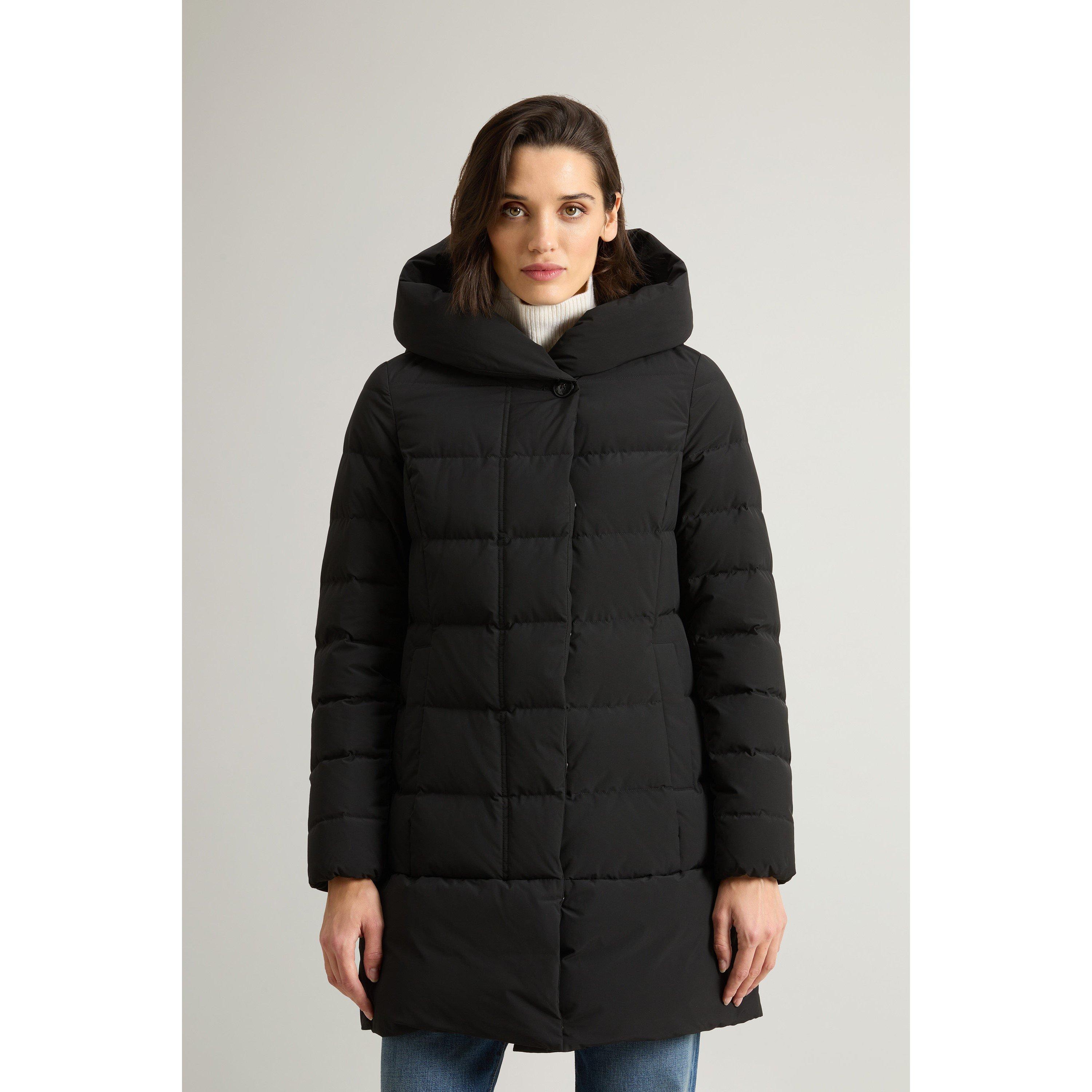 Black - Woolrich - Women's  Hooded Parka - 3