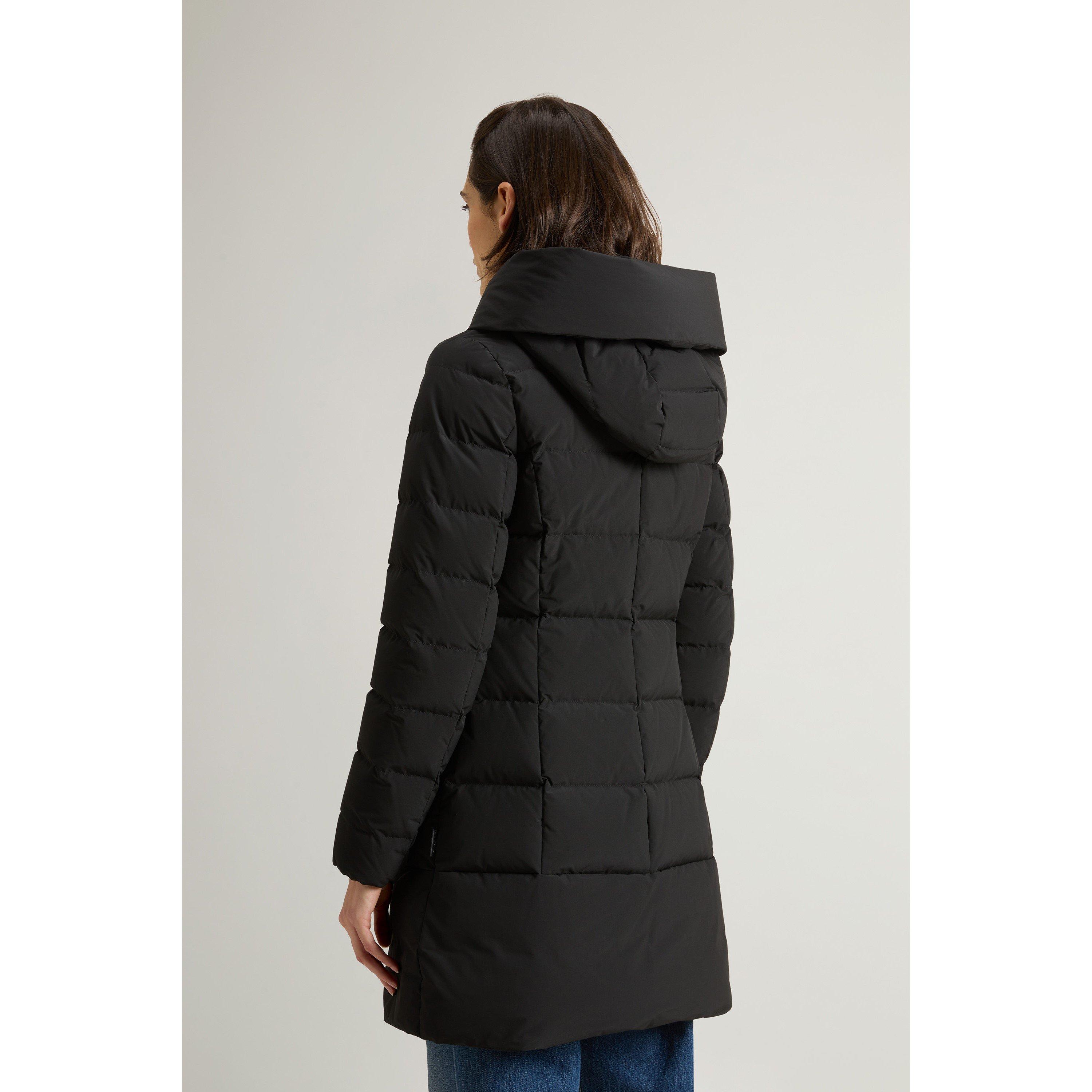 Black - Woolrich - Women's  Hooded Parka - 4