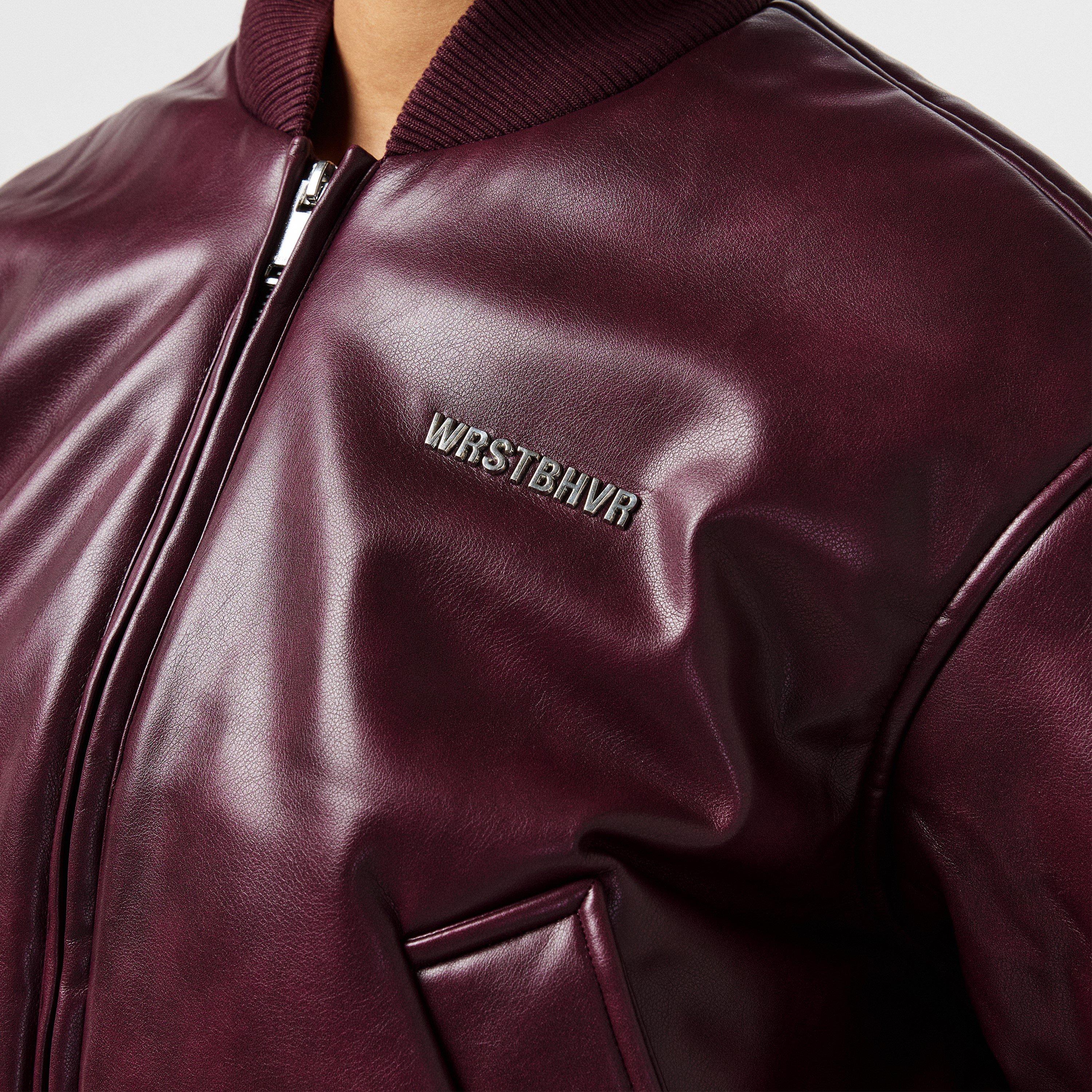 Burgundy - WRSTBHVR - Women's Worst B Hega Bomber Jacket - 5