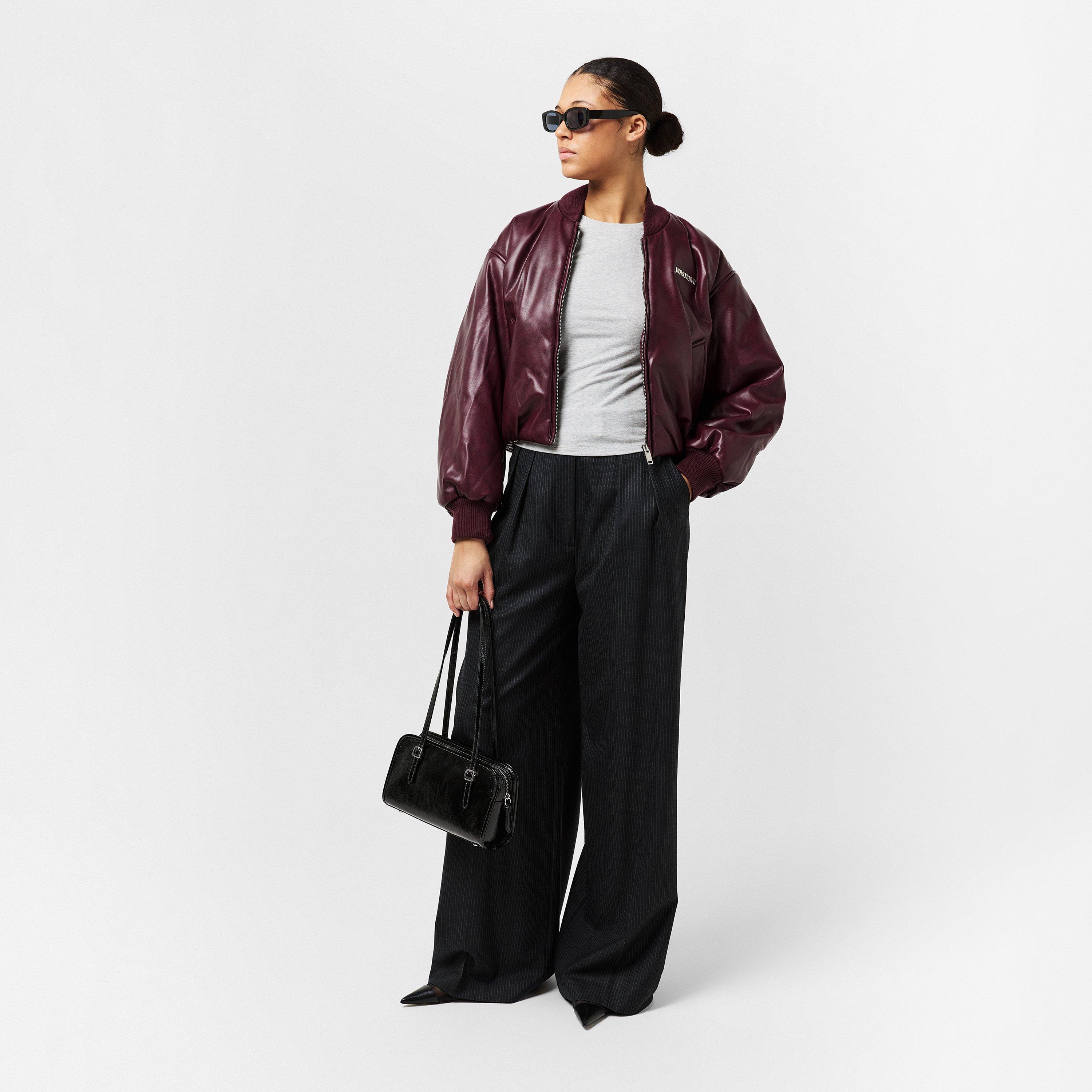 Burgundy - WRSTBHVR - Women's Worst B Hega Bomber Jacket - 6