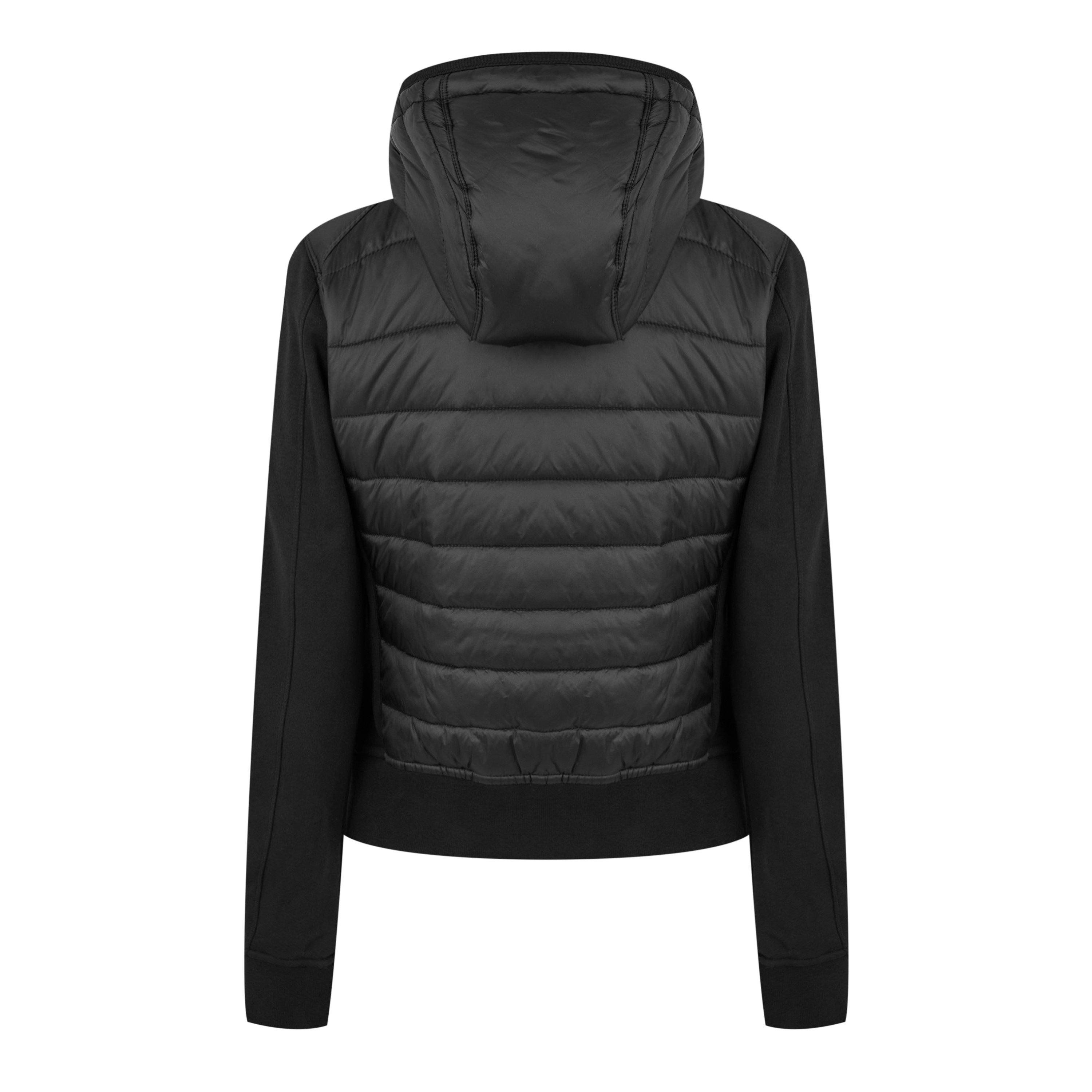 Black 541 - Parajumpers - Women's Caelie Fleece Hooded Long Sleeve Hybrid Jacket - 2