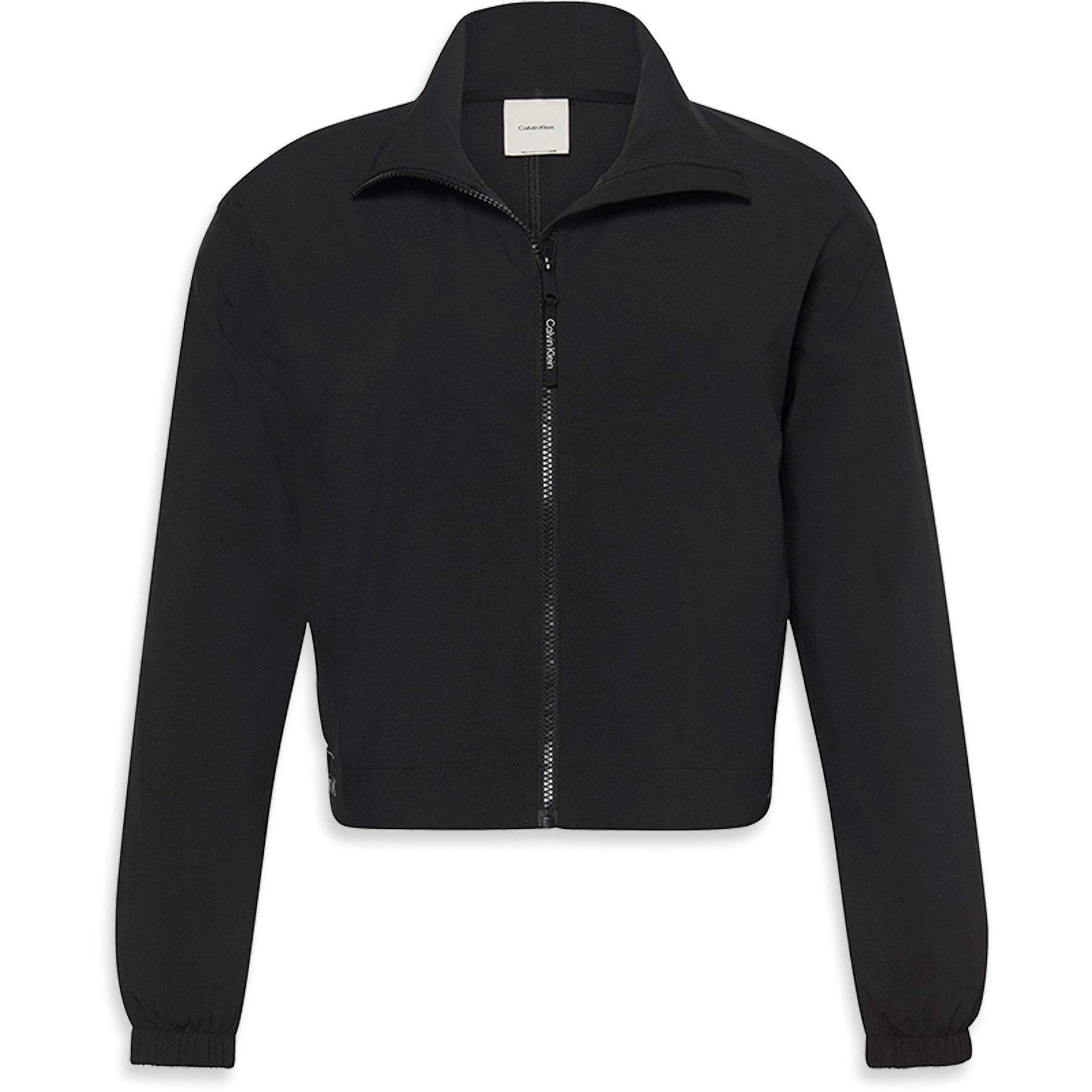 Schwarz - Calvin Klein - Women's Performance Moisture-Wicking Sculpted Fit Performance Training Jacket