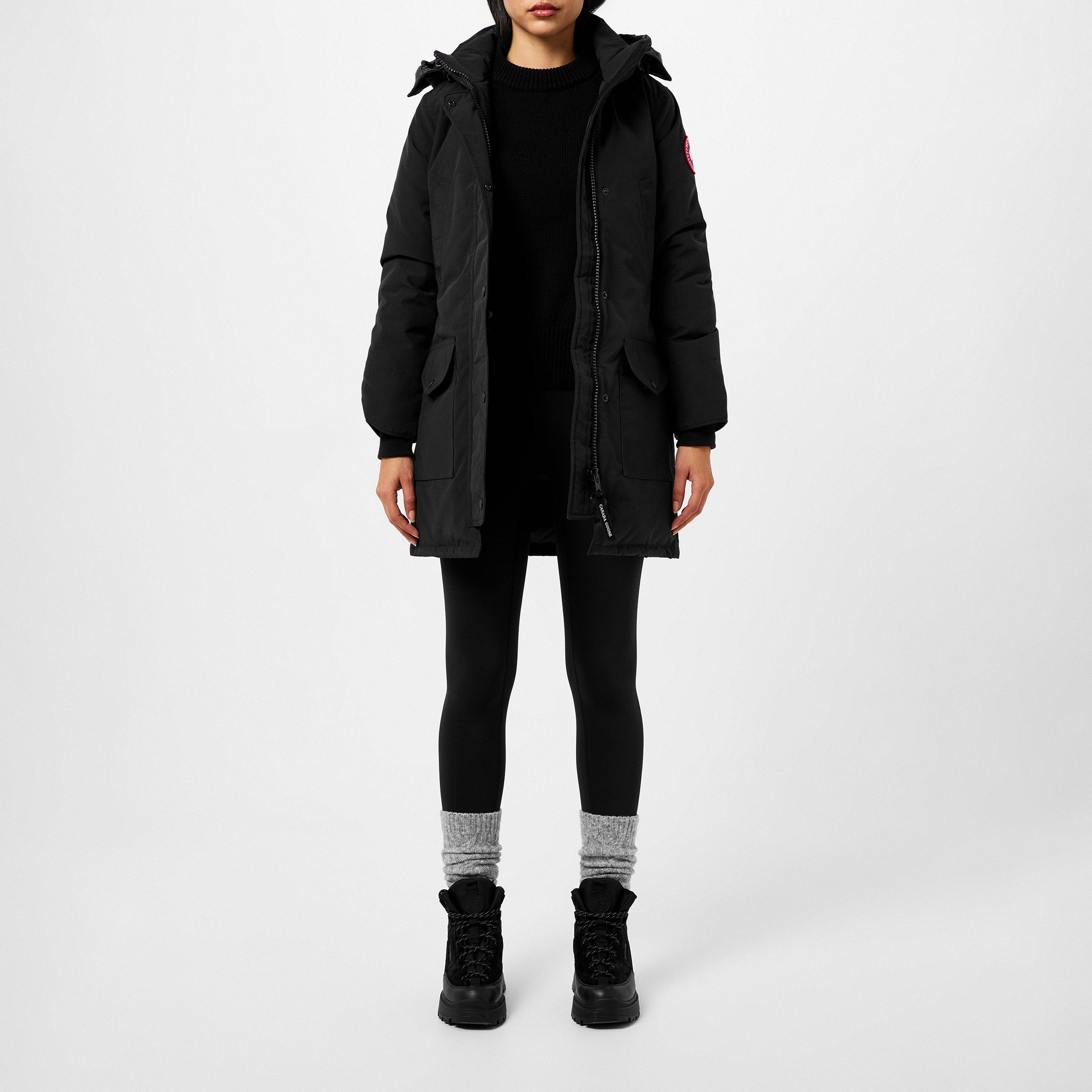 Black 61 - Canada Goose - Women's Trillium Water Resistant Duck Down Detachable Hood Parka - 4