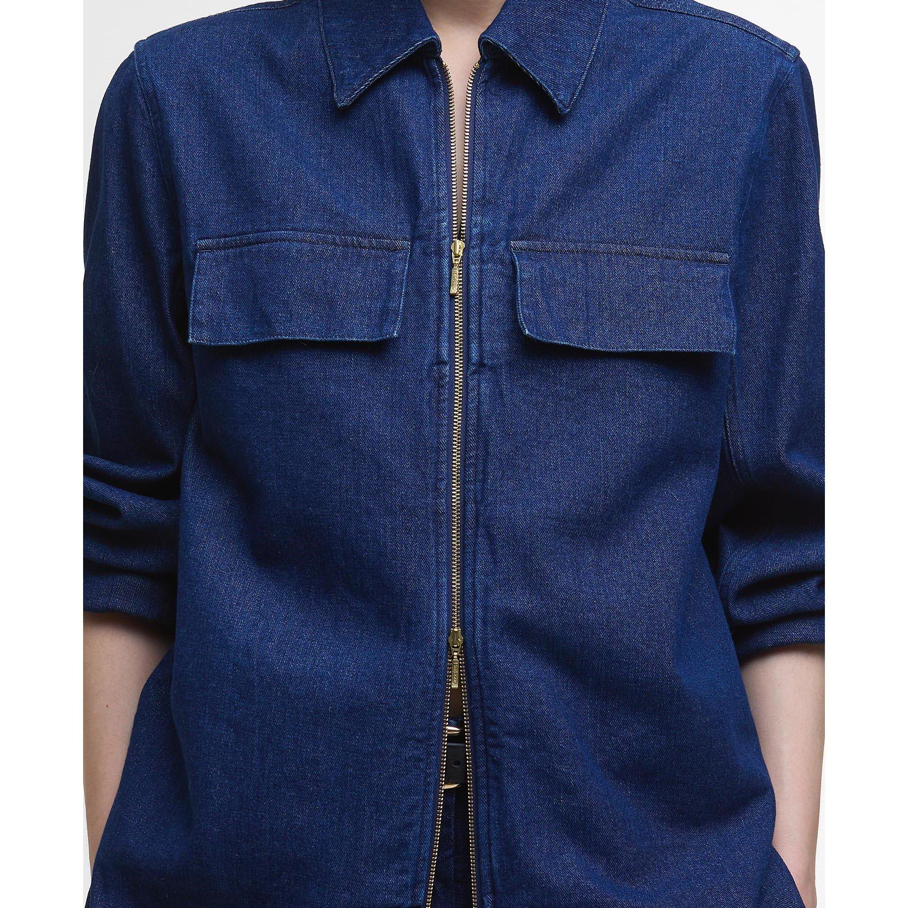 Rinse Wash - Barbour - Women's Arla Cotton Long Sleeve Full Zip Overshirt - 5
