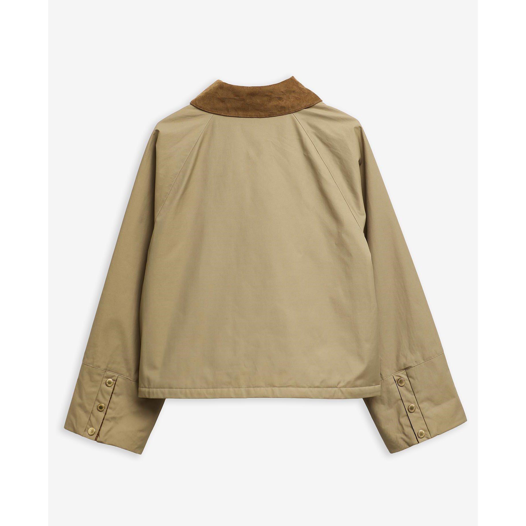 Military Brown - Barbour - Women's Phoebe Long Sleeve Full Zip Barn Jacket - 8