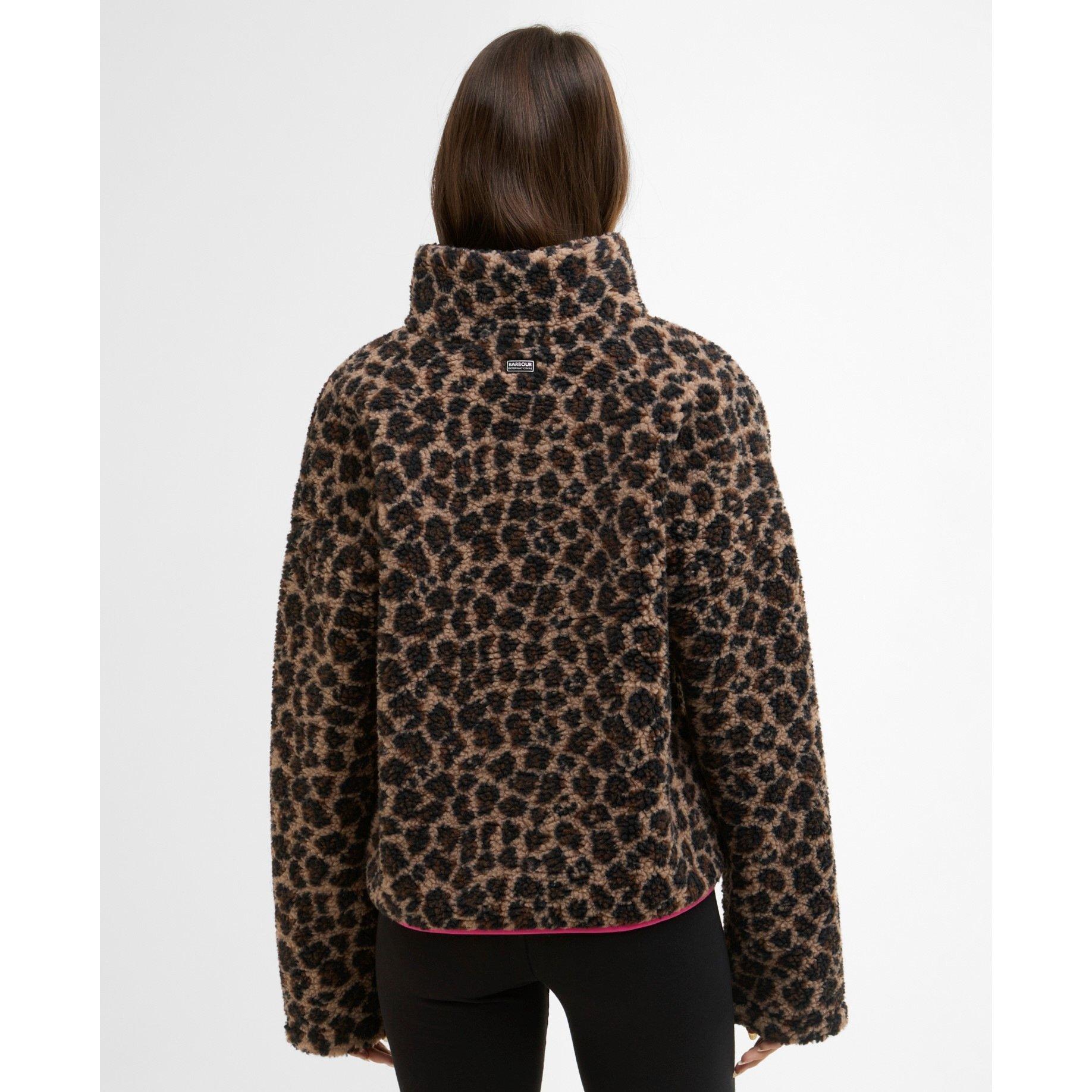 Leopard Pink - Barbour International - B.Int Calista quarter ZP Ld61 - 3
