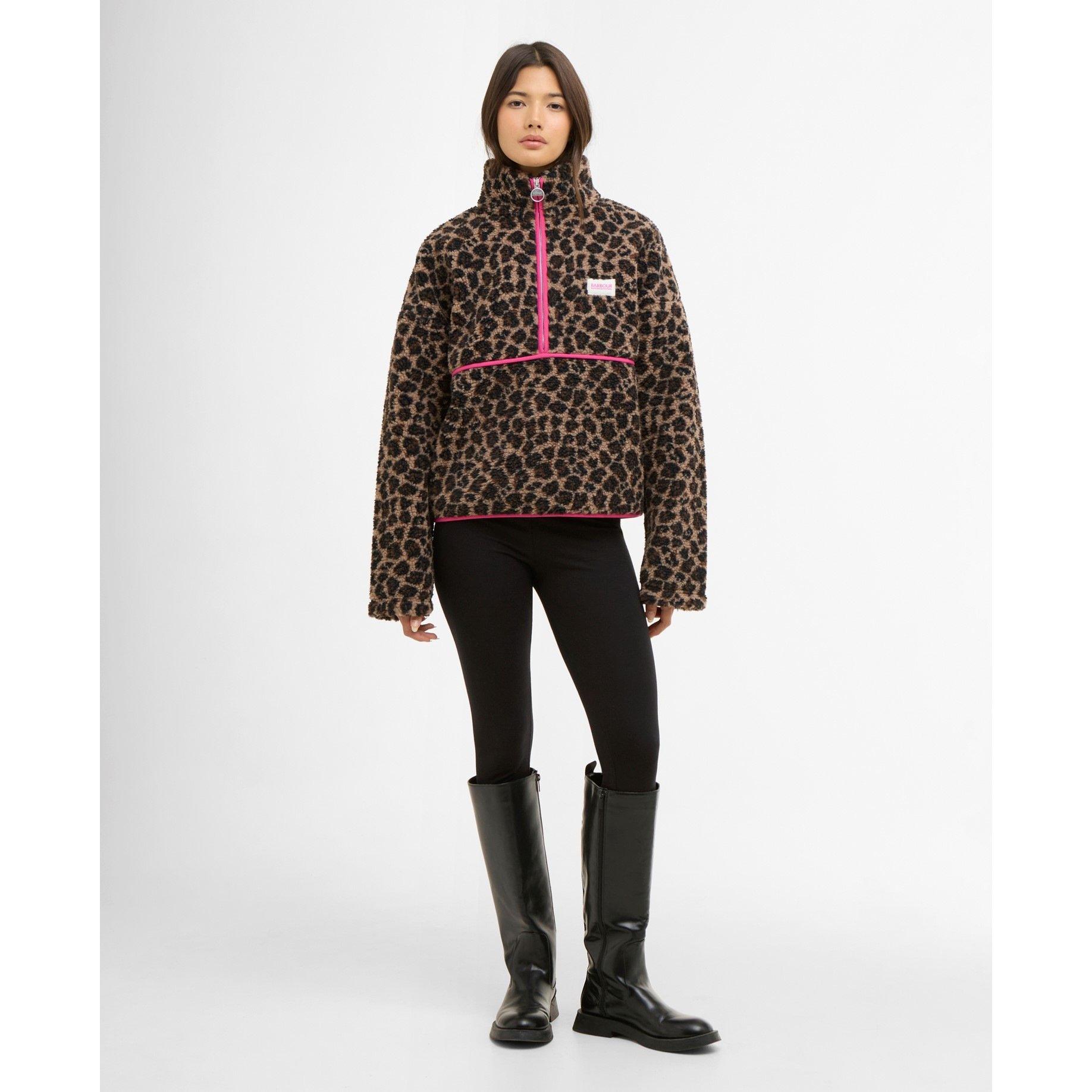 Leopard Pink - Barbour International - B.Int Calista quarter ZP Ld61 - 6