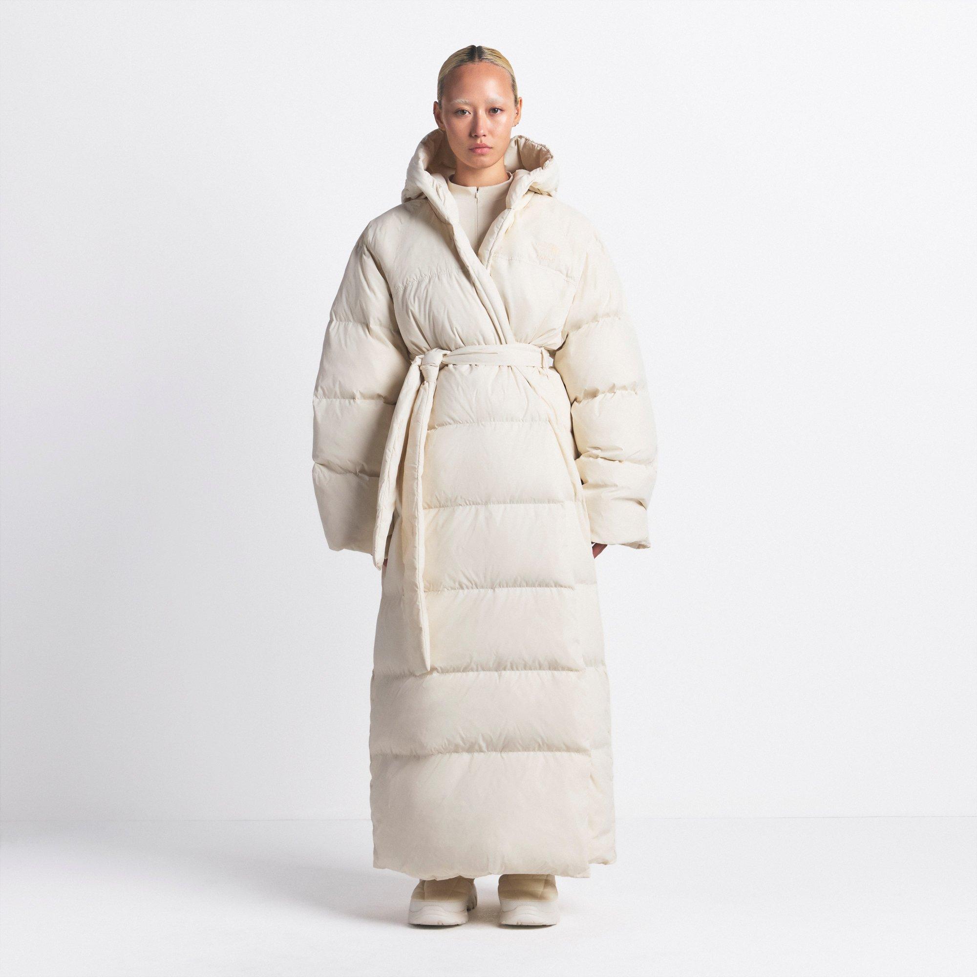 SK Bone - TNF x Skims - Womens Nuptse Wrap Parka - 3