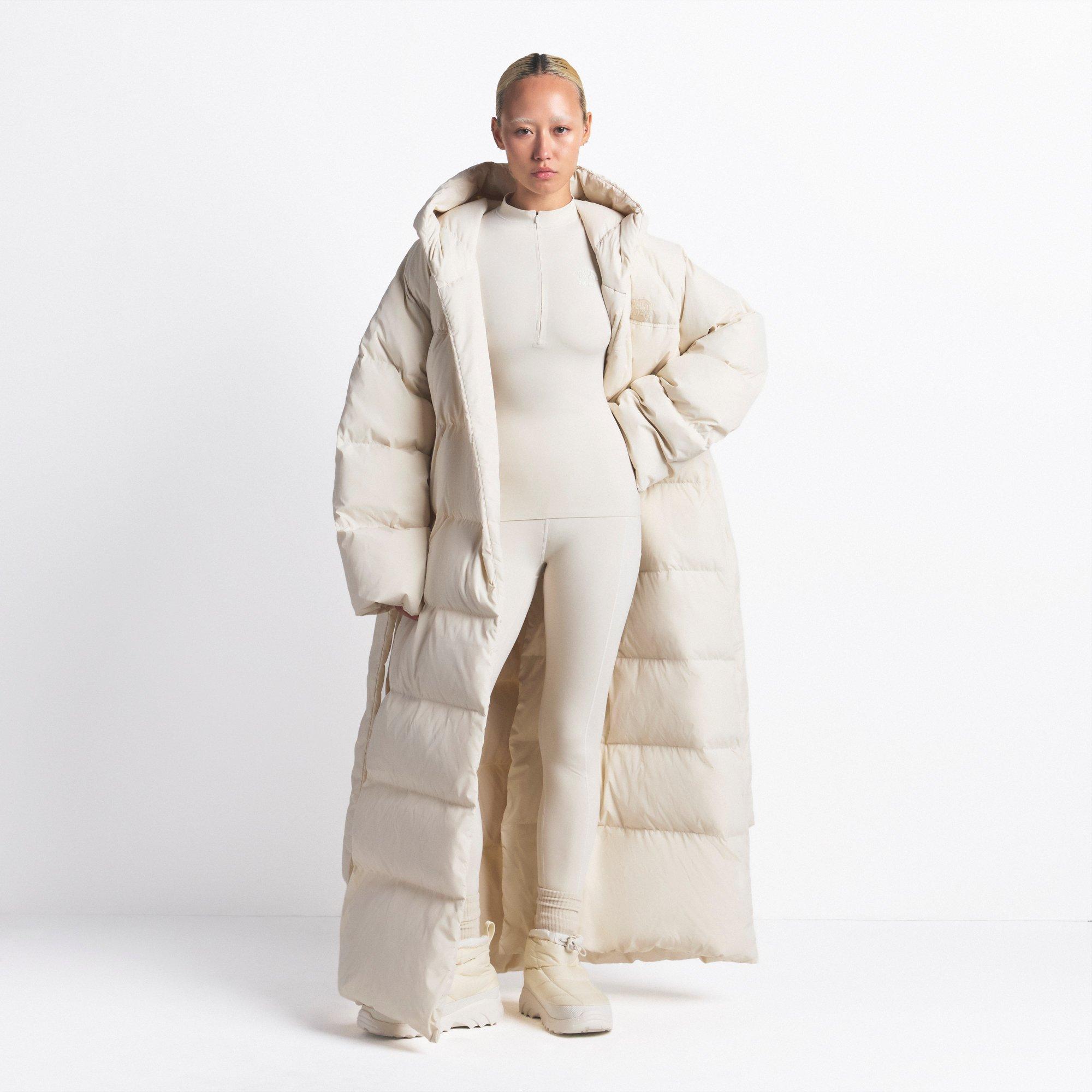 SK Bone - TNF x Skims - Womens Nuptse Wrap Parka - 6