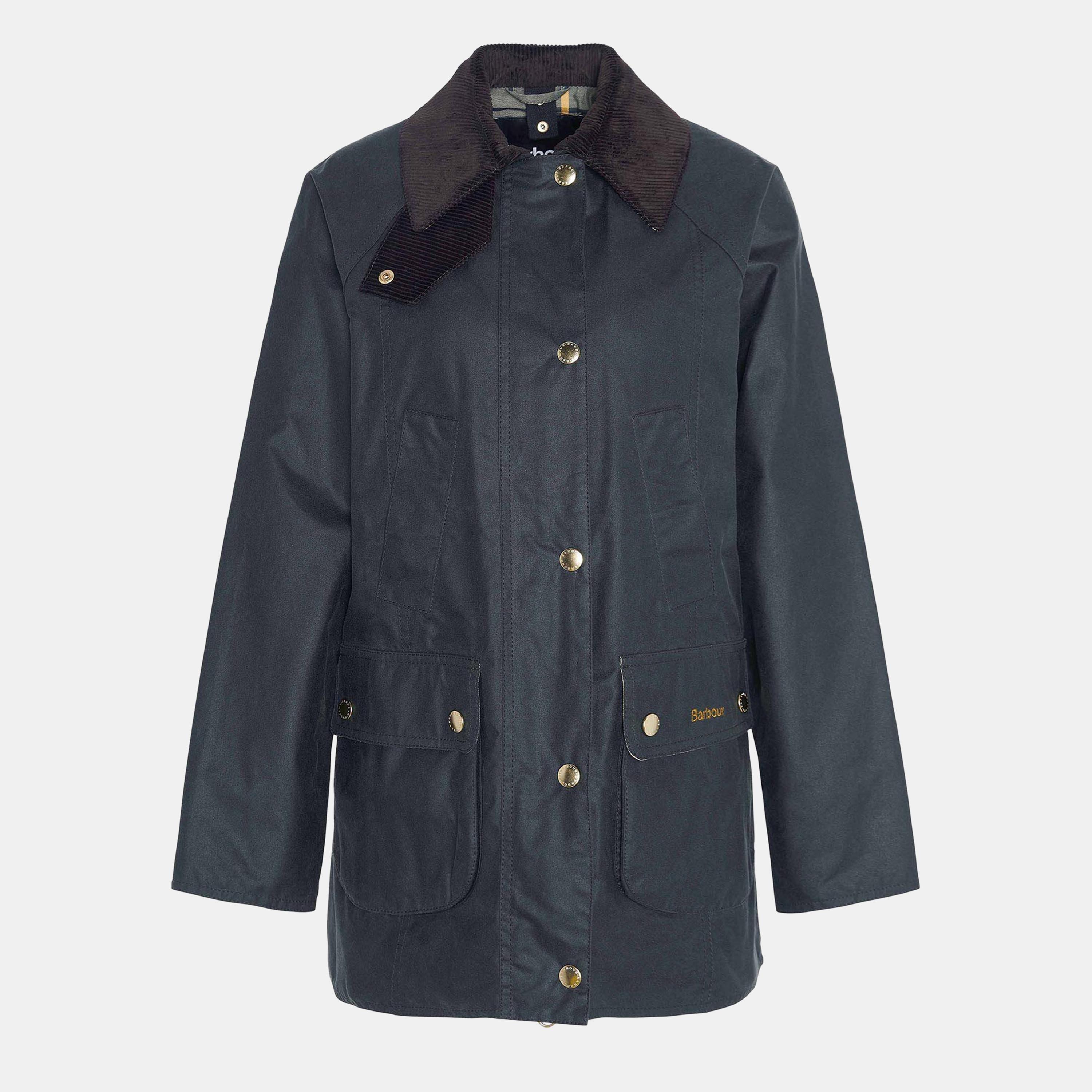 Sage/Ancient - Barbour - Women's Modern Beadnell Long Sleeve Waxed Jacket - 1