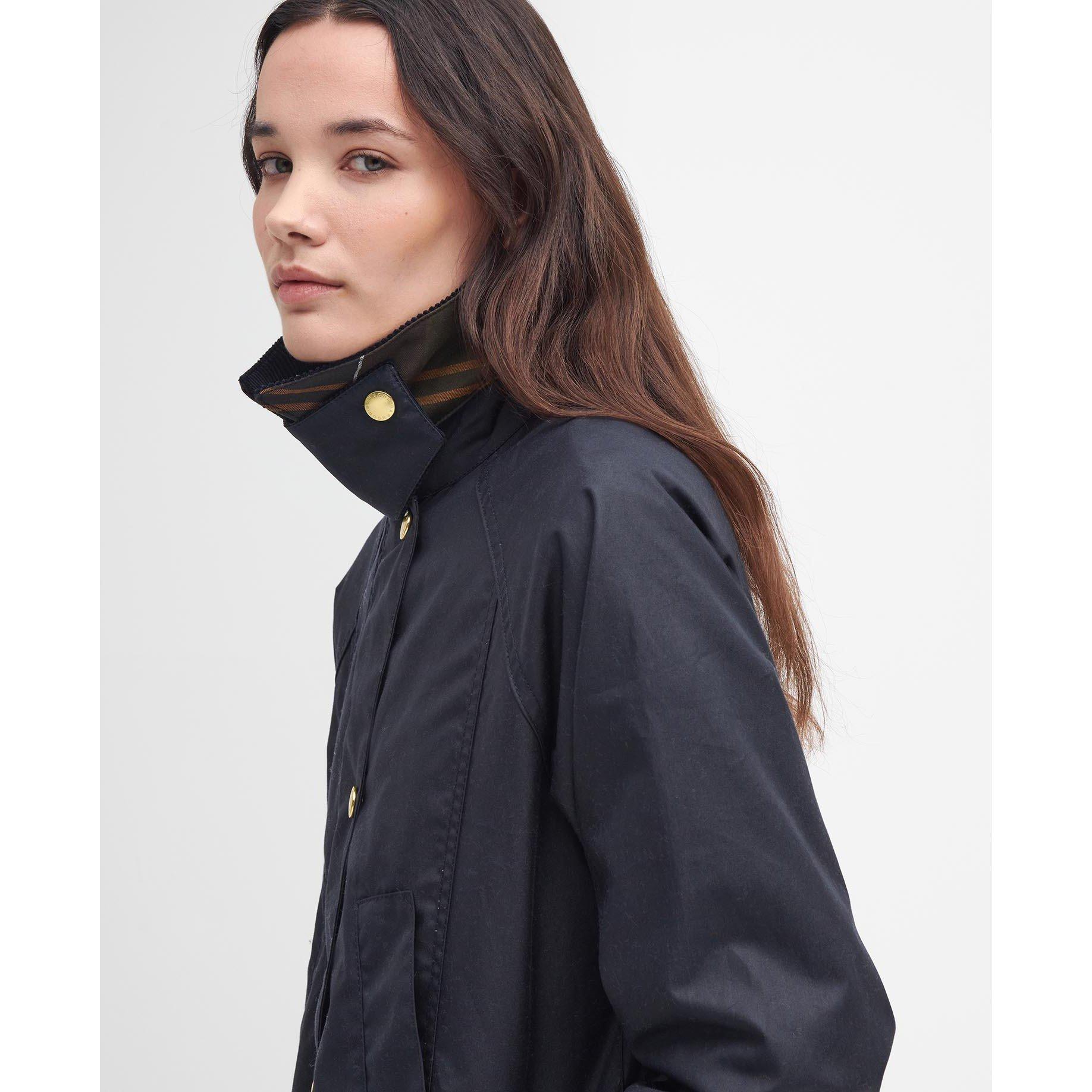 Navy/Classic - Barbour - Modern Beadnell Waxed Jacket - 4