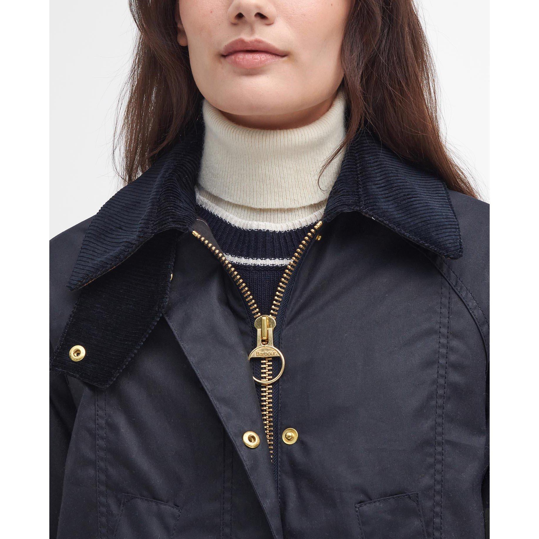 Navy/Classic - Barbour - Modern Beadnell Waxed Jacket - 5