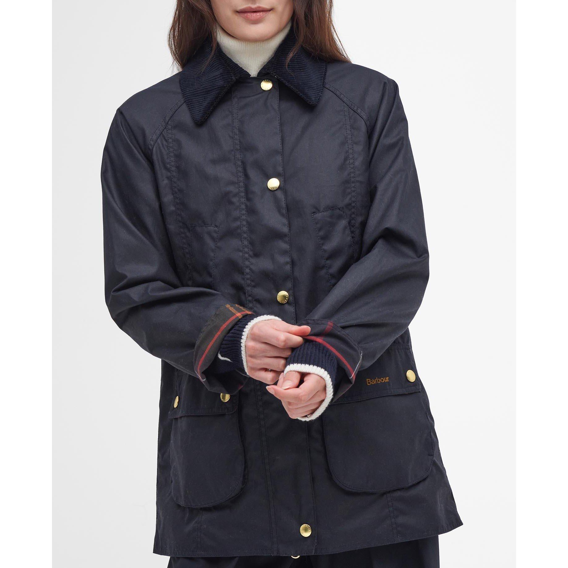 Navy/Classic - Barbour - Modern Beadnell Waxed Jacket - 6