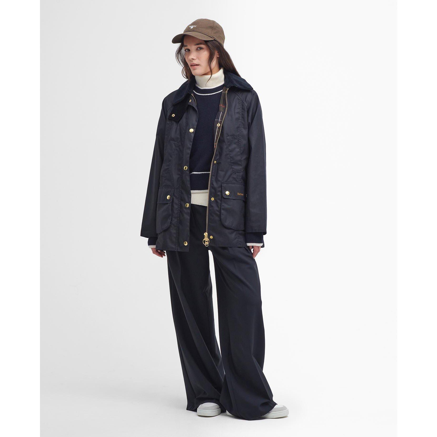 Navy/Classic - Barbour - Modern Beadnell Waxed Jacket - 7