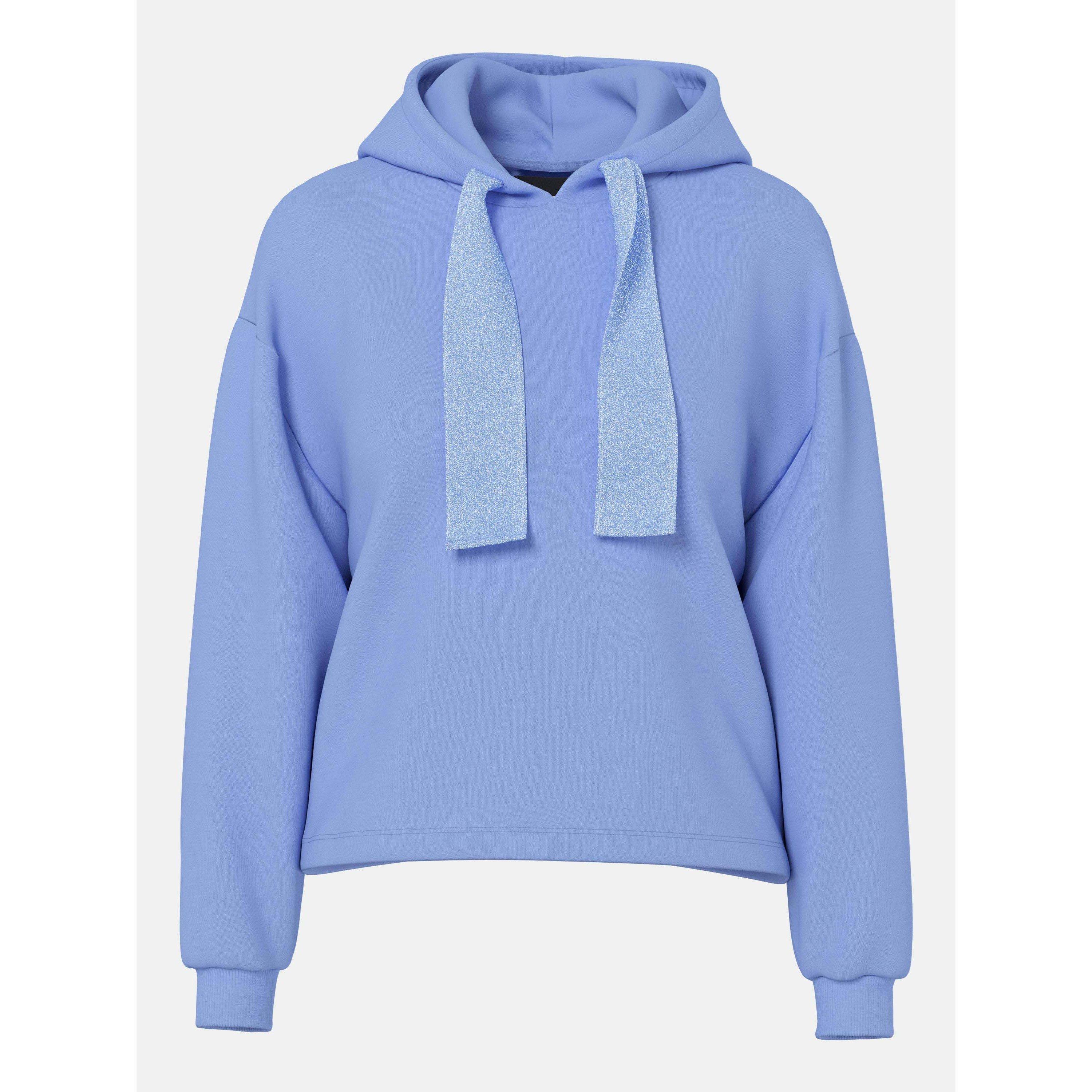 Pieces Women's Chilli Ls Hd Ld63 - Hydrangea - XL