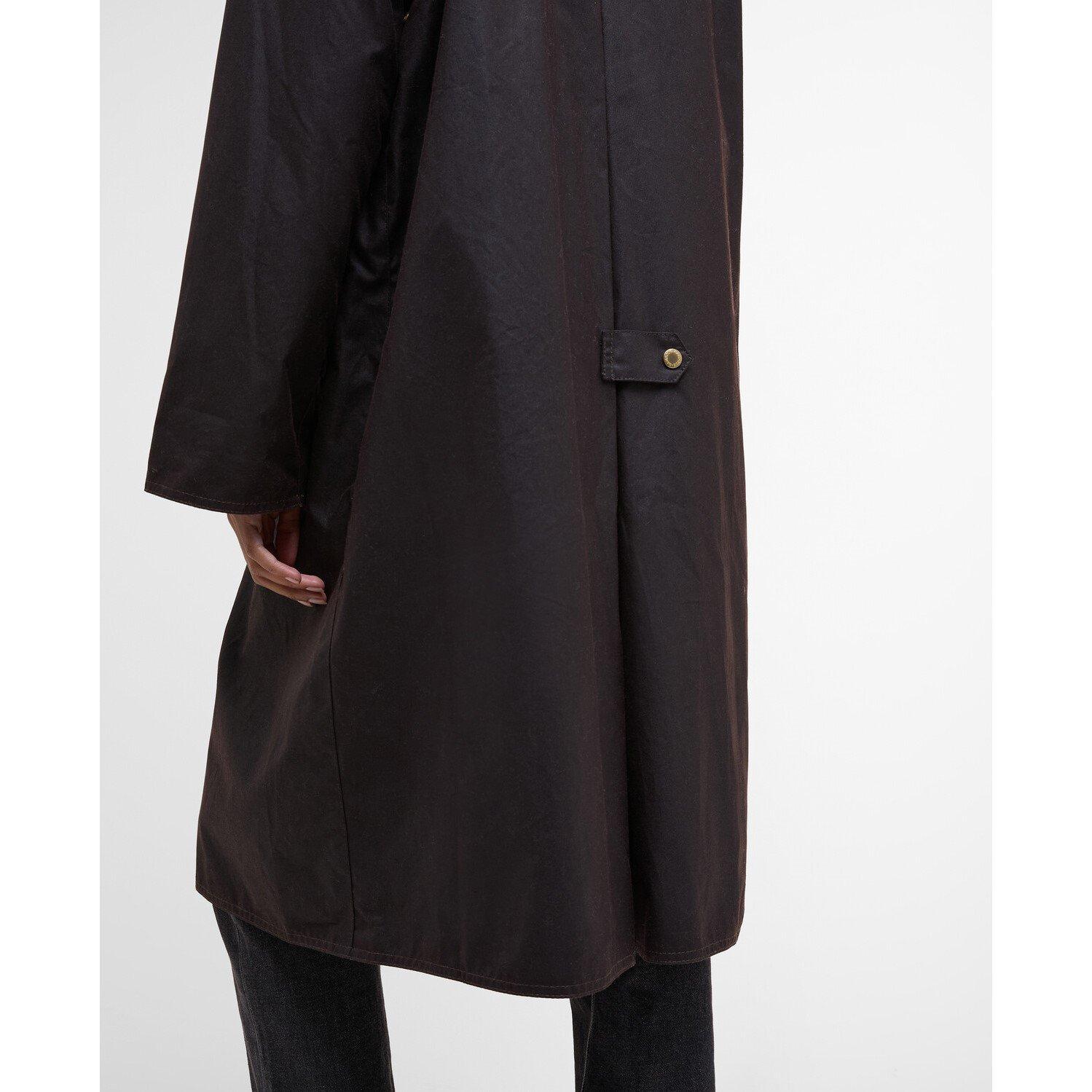 Rustic/Tartan - Barbour - Women's Evette Waxed Long Sleeve Wax Jacket - 7