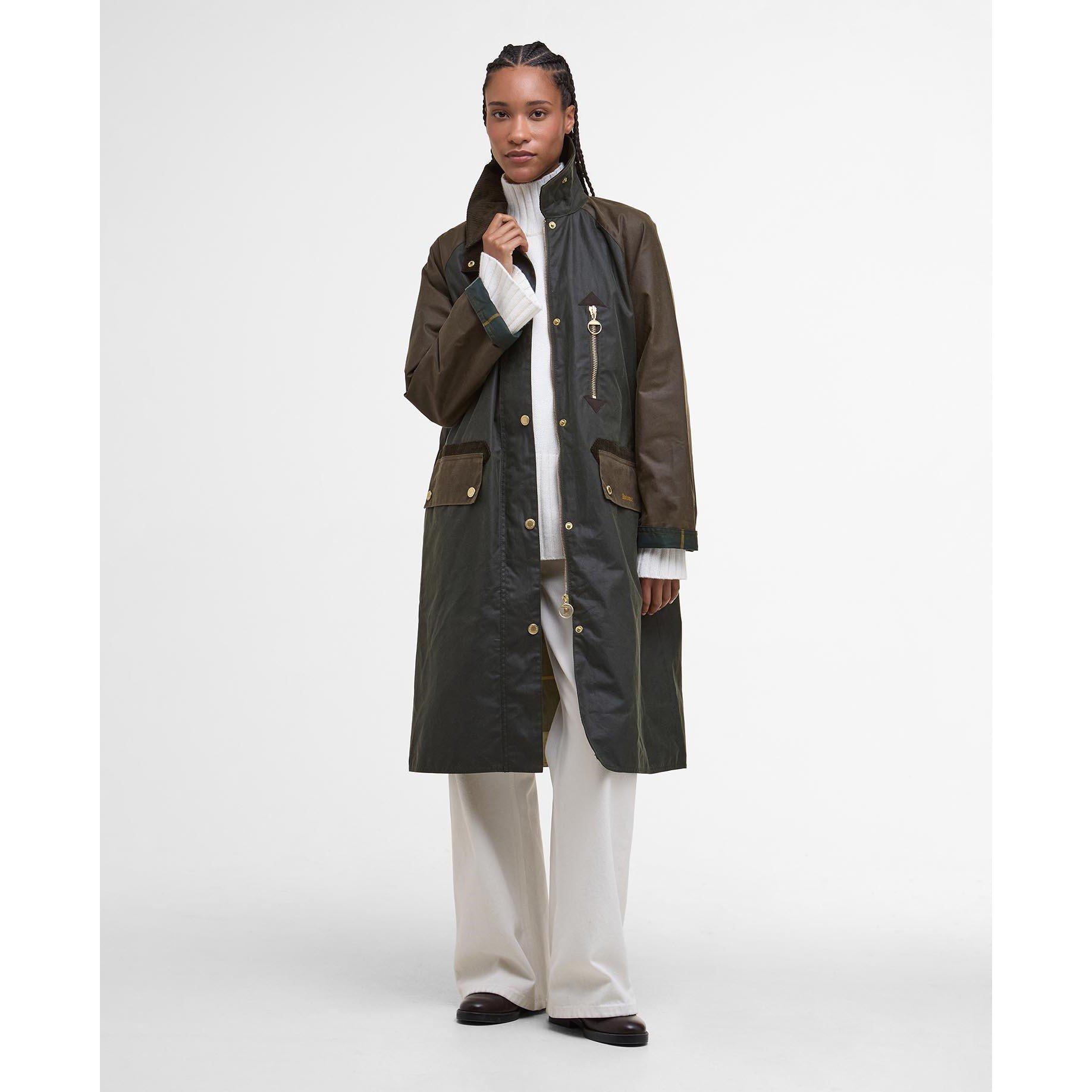 Fern/Beech/Anc - Barbour - Women's Evette Waxed Long Sleeve Wax Jacket - 9