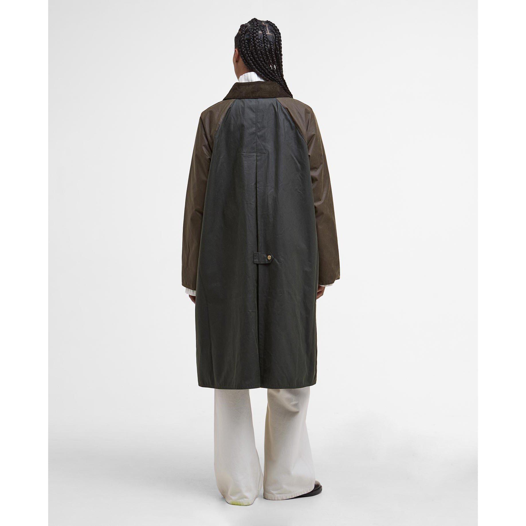 Fern/Beech/Anc - Barbour - Women's Evette Waxed Long Sleeve Wax Jacket - 3