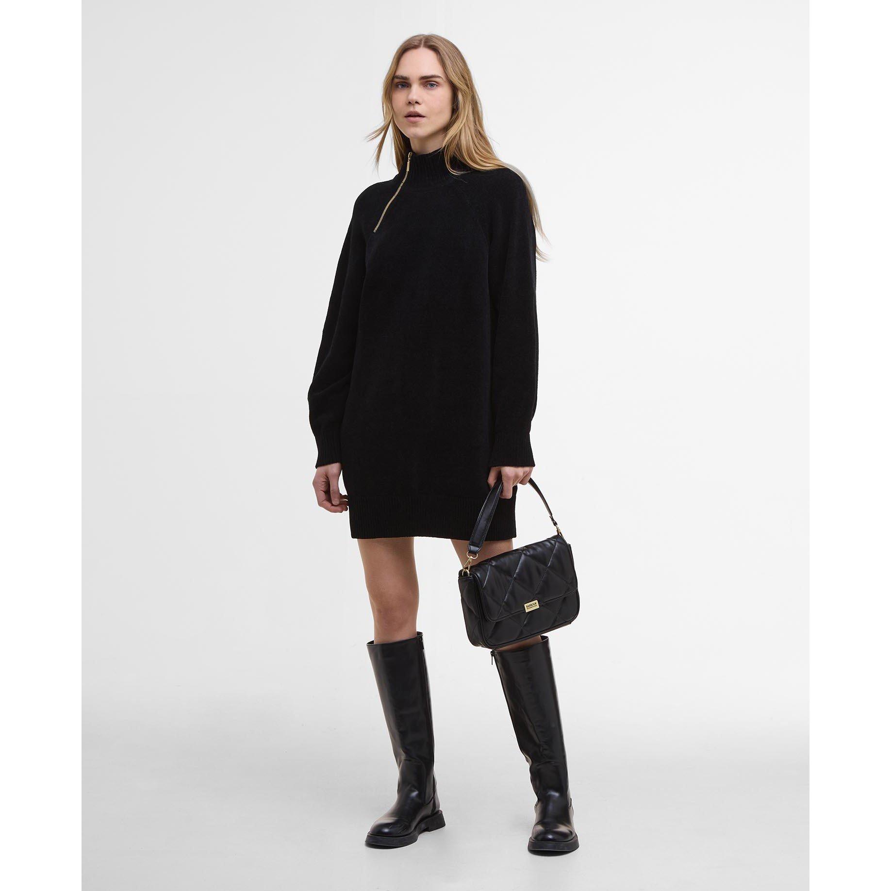 Black - Barbour International - Saskia Dress - 2