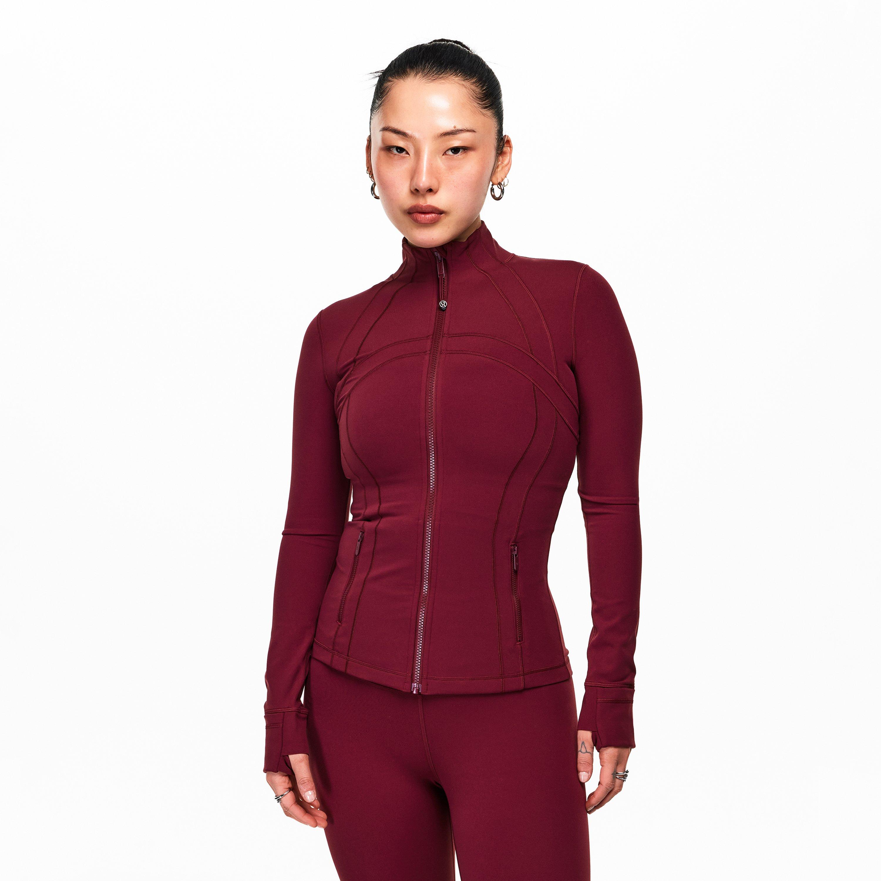 Burgundy Bay - Lululemon - Womens Define Track Jacket - 3