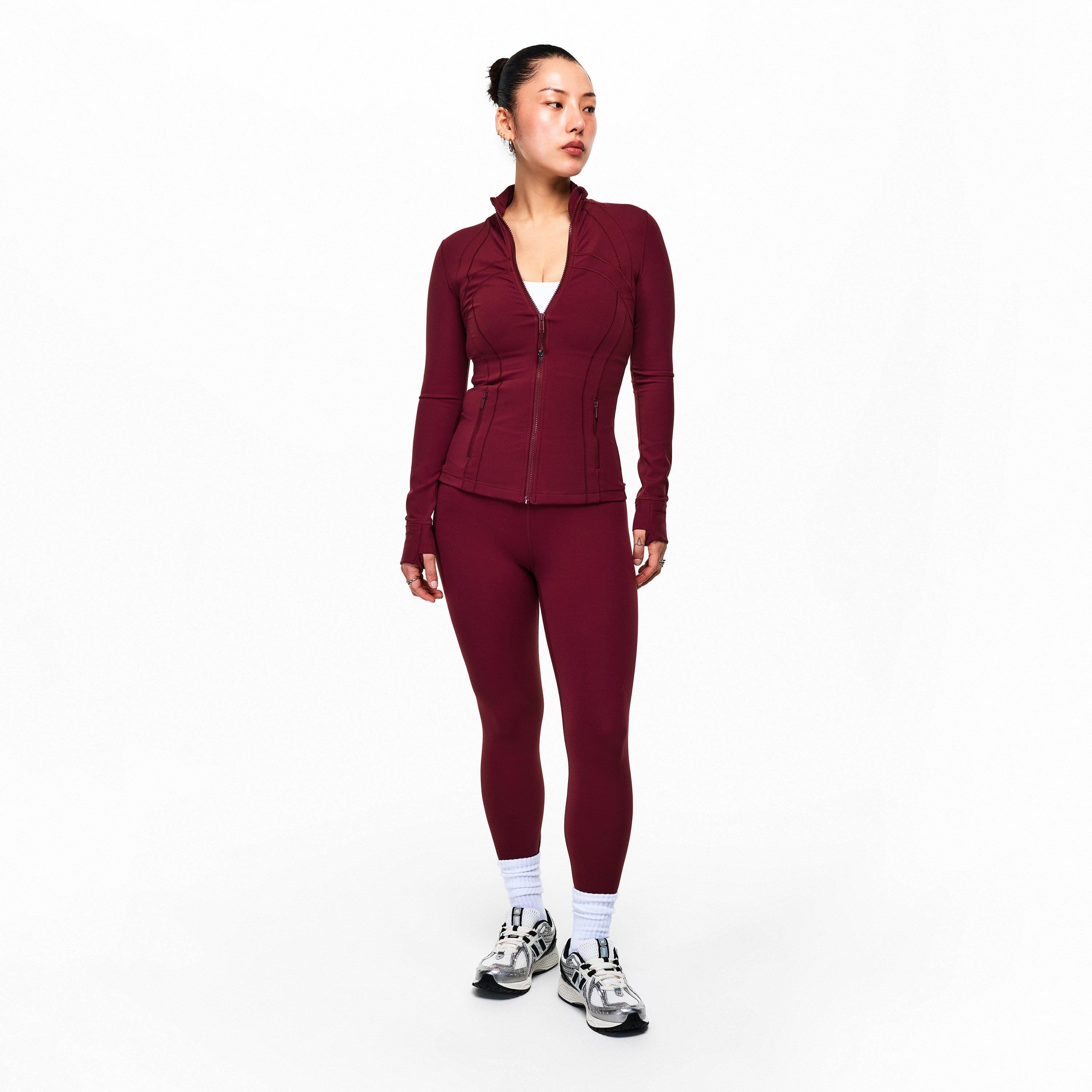 Burgundy Bay - Lululemon - Womens Define Track Jacket - 6