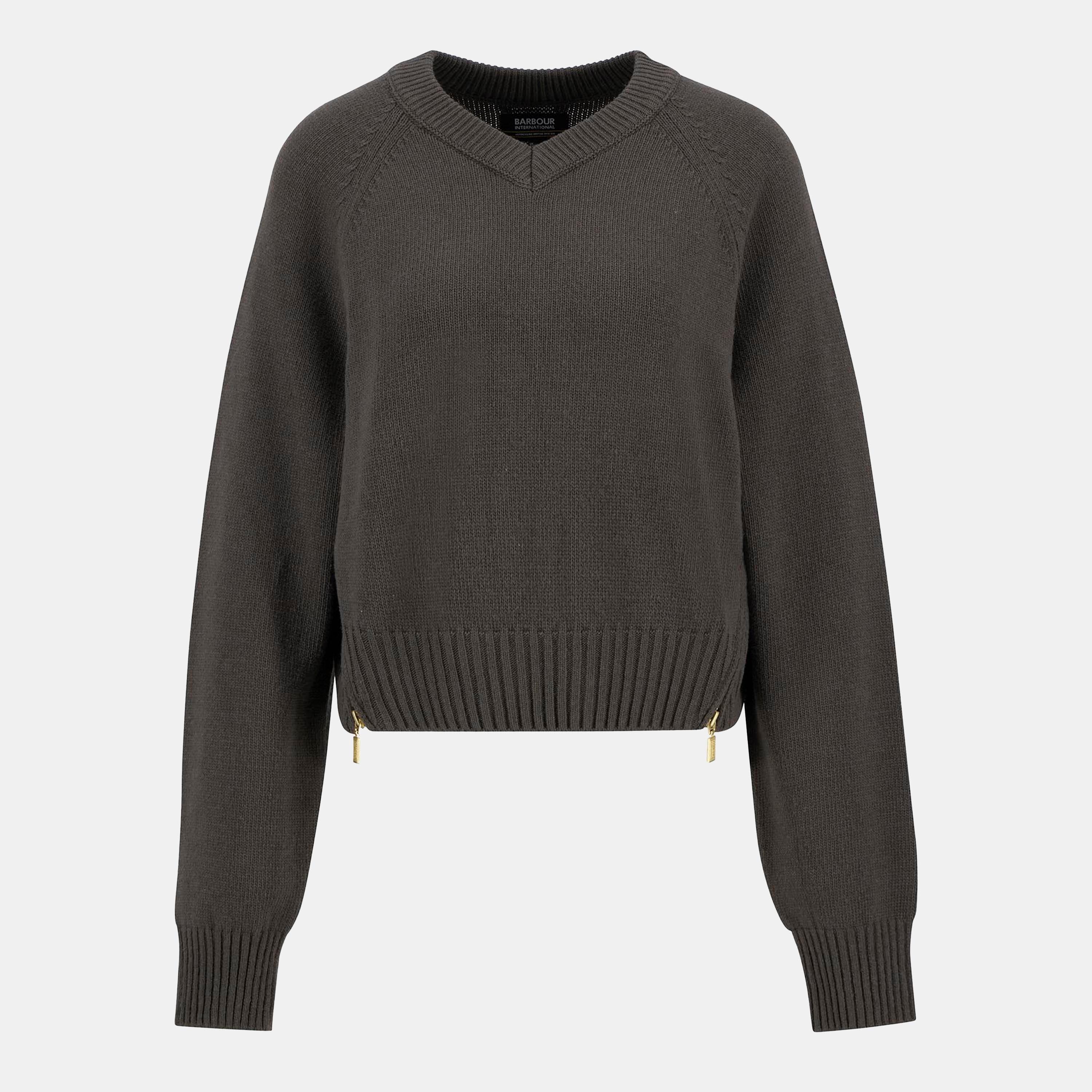 Barbour International Women's Atlanta Jumper - Dusky Khaki - 14 (L)