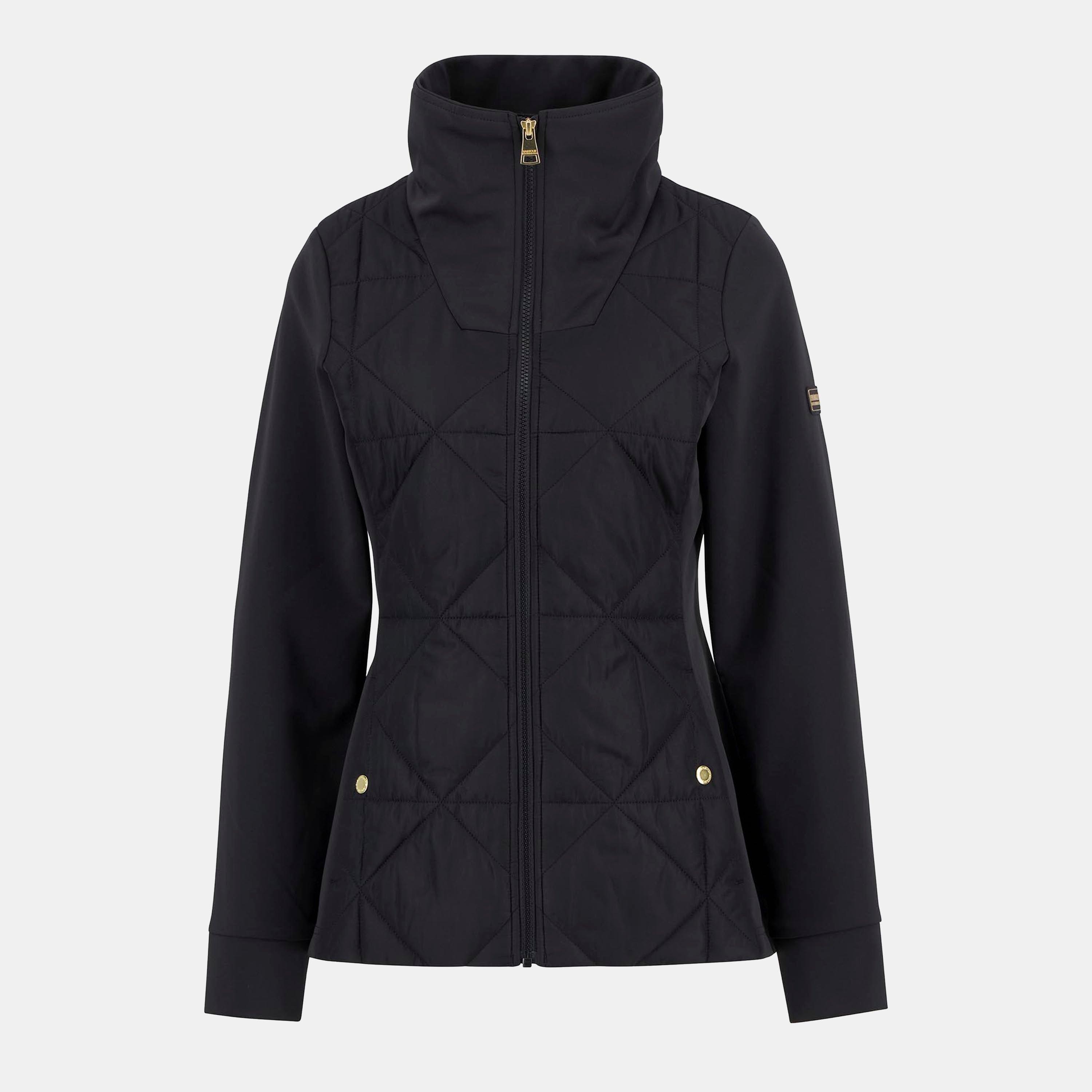 Black - Barbour International - Women's Kya Long Sleeve Quilted Jacket - 1
