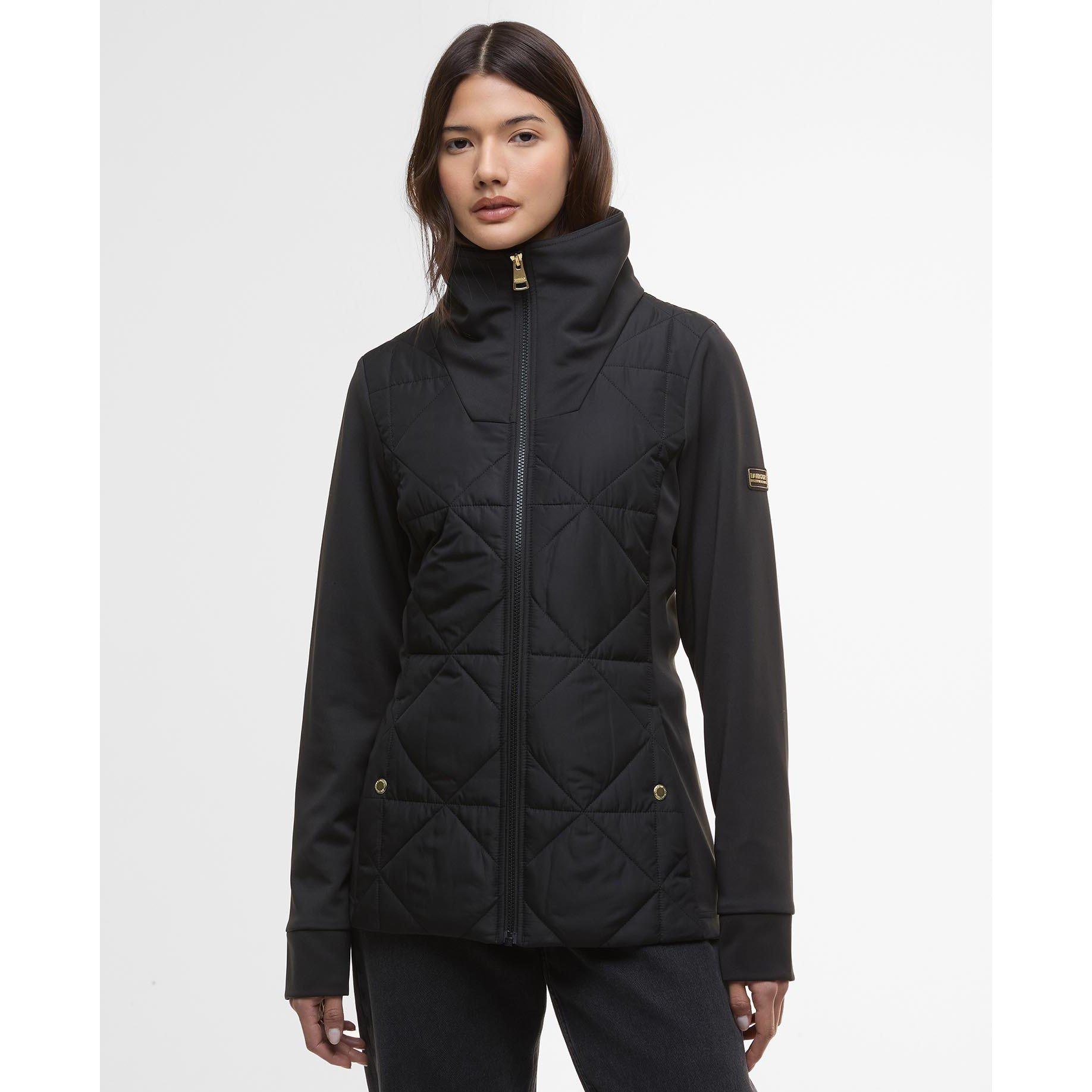 Black - Barbour International - Women's Kya Long Sleeve Quilted Jacket - 2