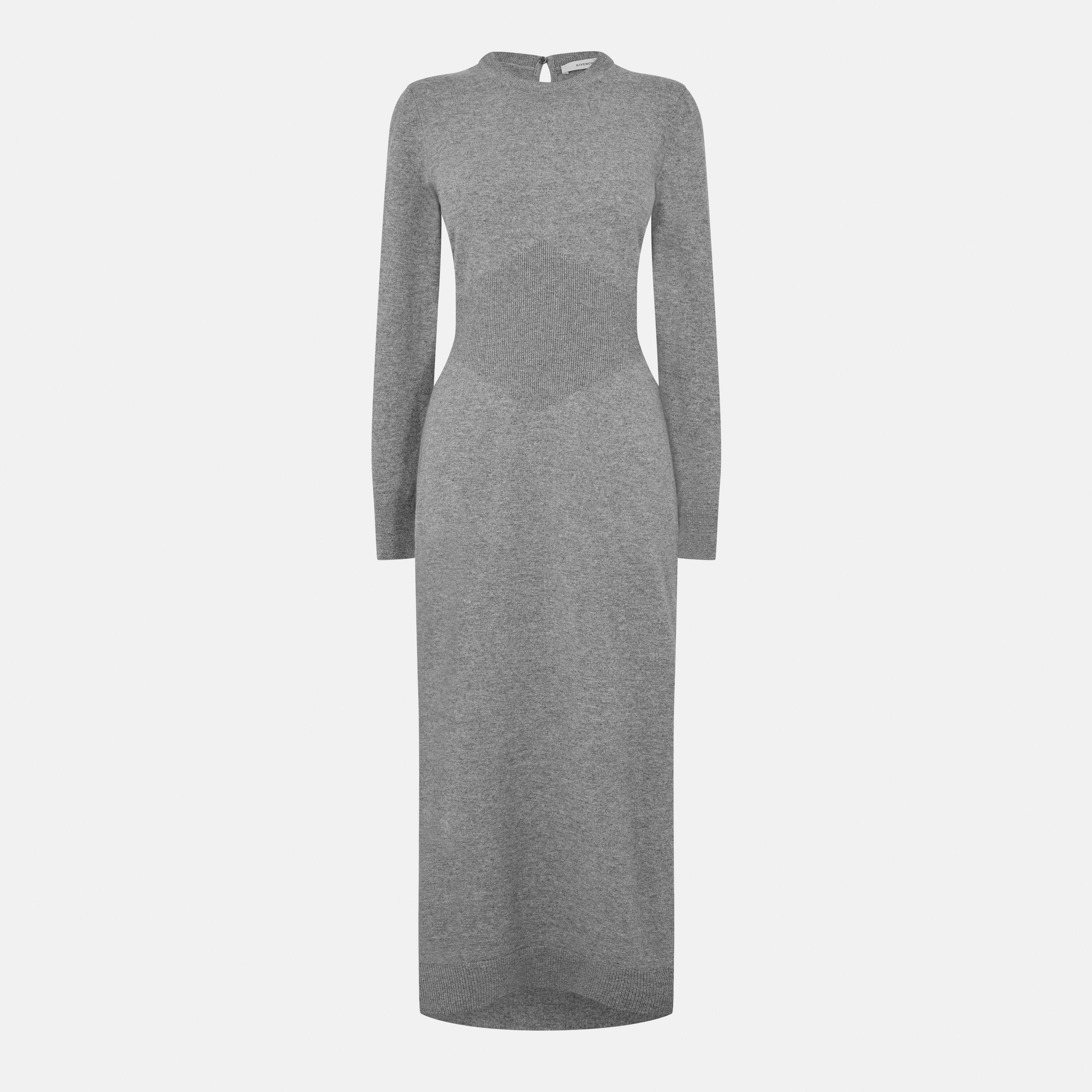 Medium Grey - GIVENCHY - Cashmere Midi Jumper Dress - 1